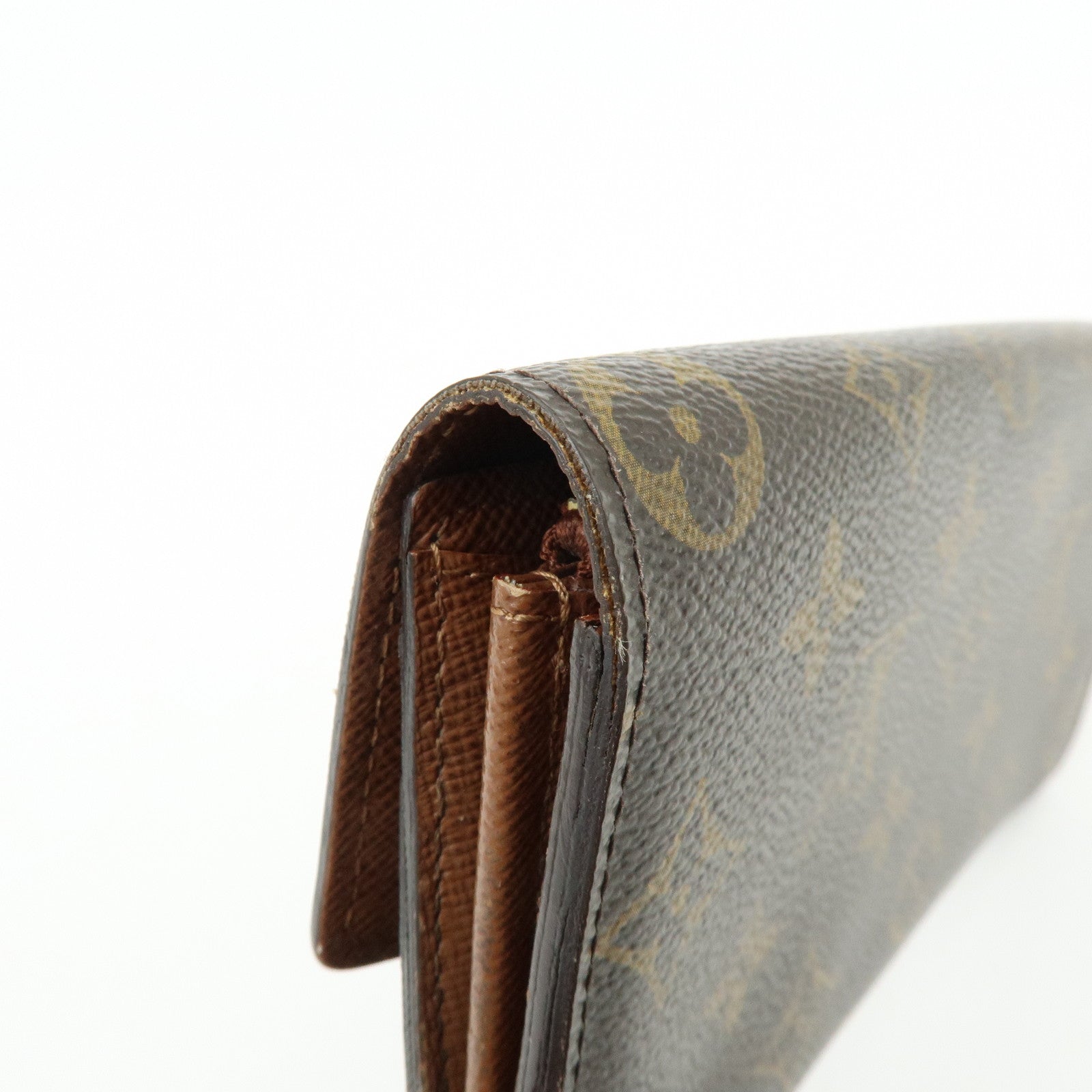Louis Vuitton Monogram Portefeuille Sarah Long Wallet Brown M61734