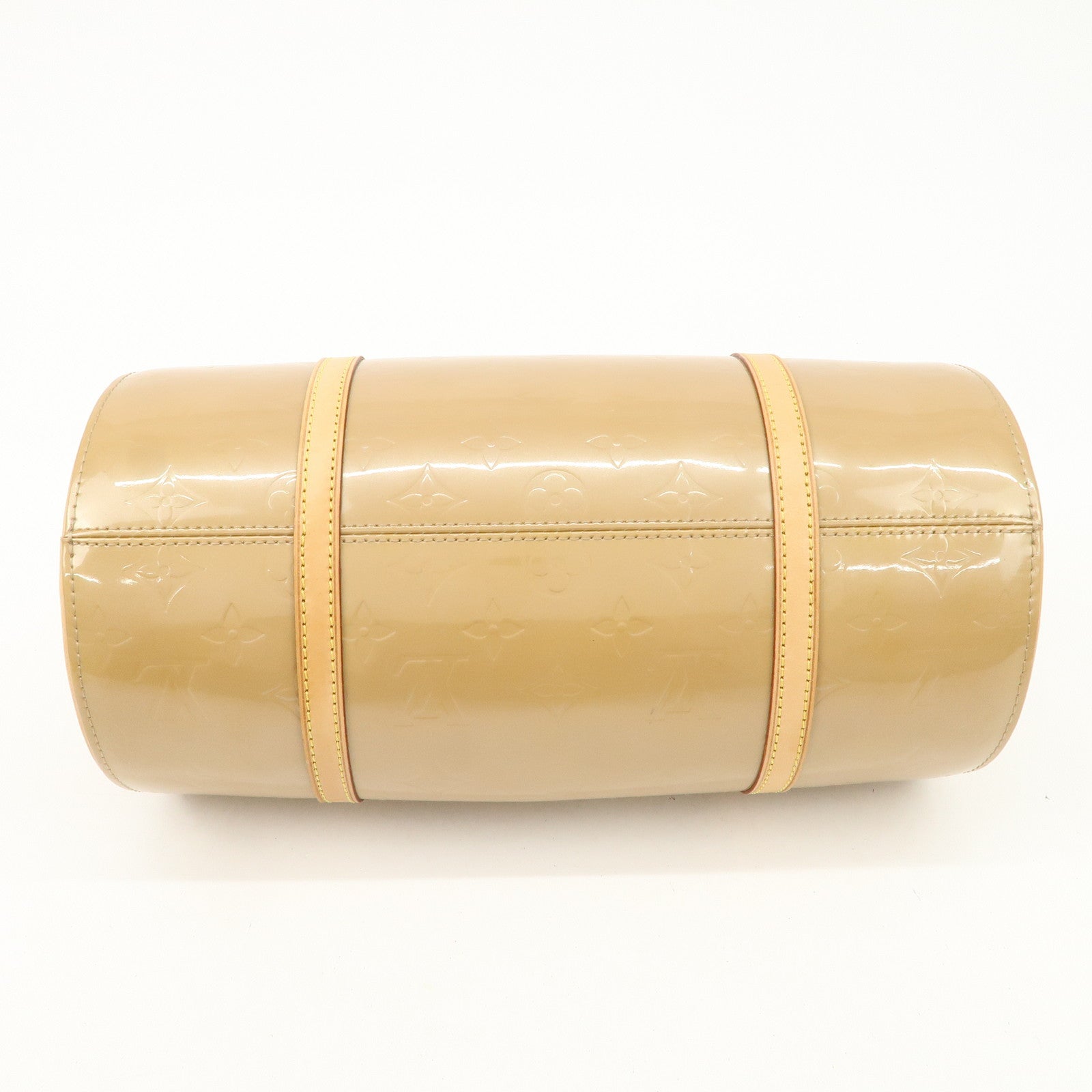 Louis Vuitton Monogram Vernis Bedford Hand Bag Beige M91329 Used