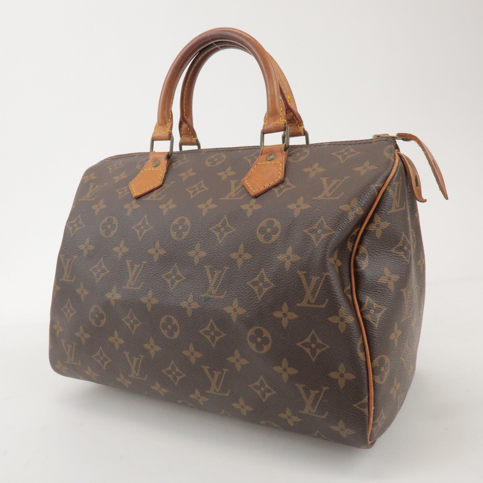 Louis Vuitton Monogram Speedy 30 Boston Bag Hand Bag Brown M41526