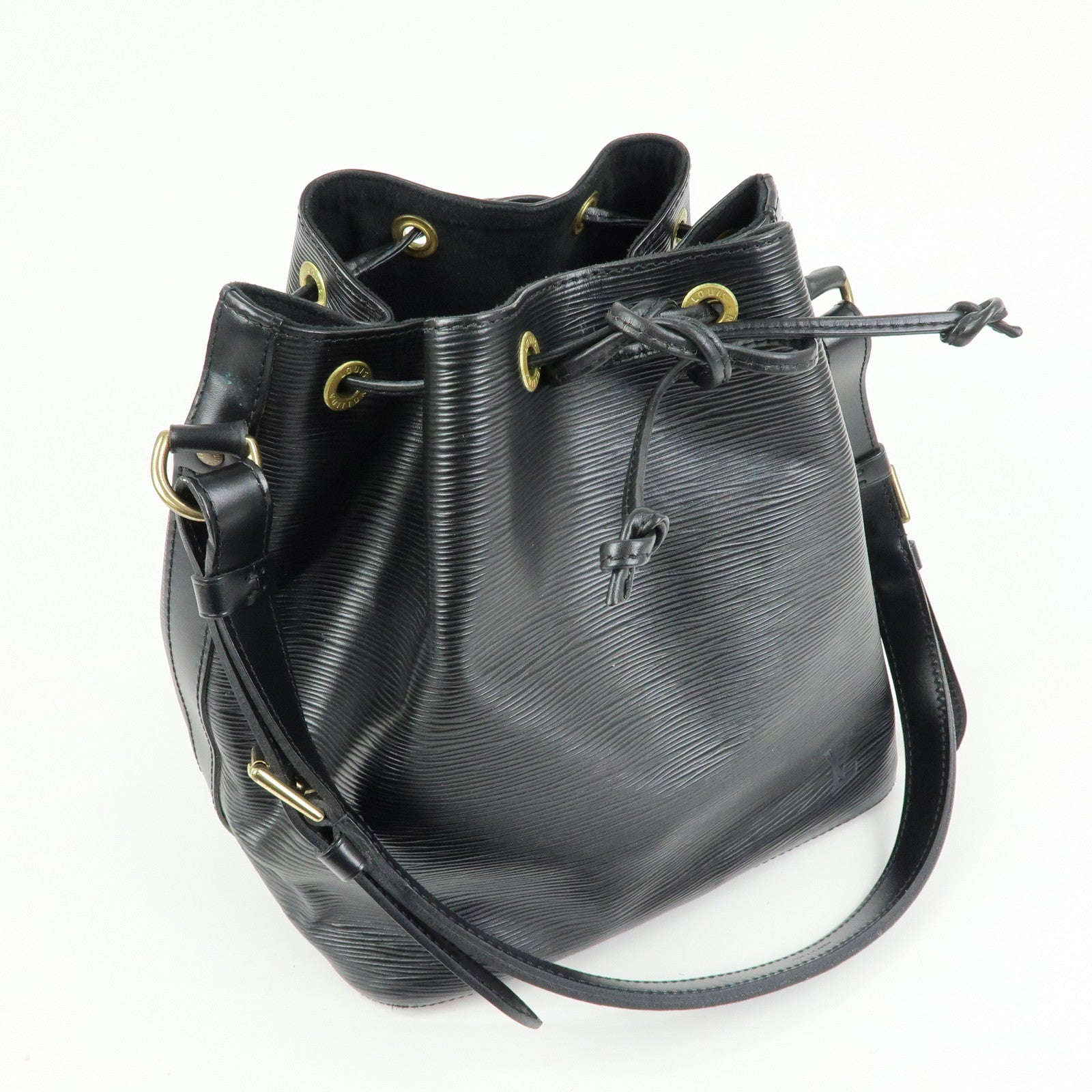 Louis Vuitton Epi Petit Noe Shoulder Bag Noir Black M59012