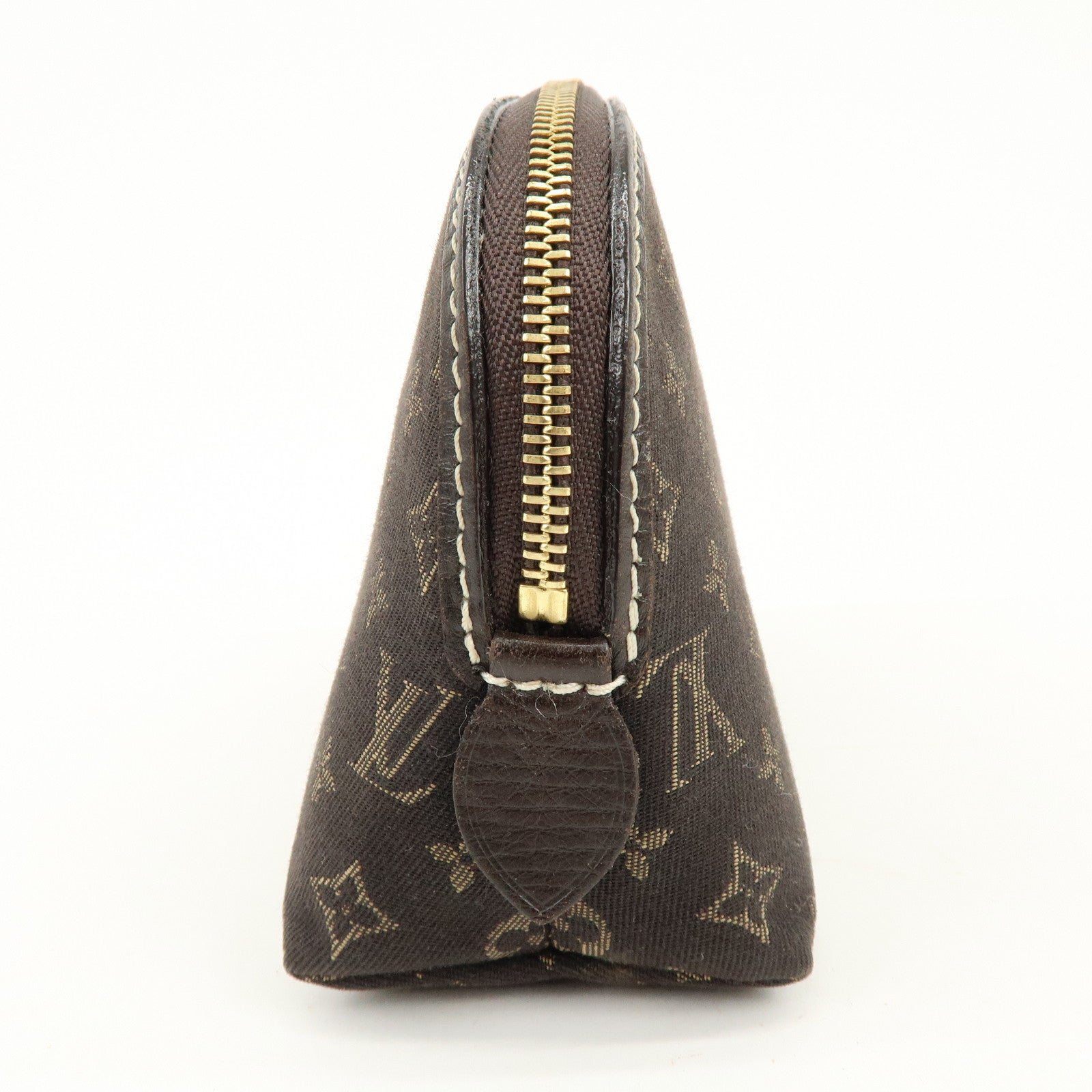 Louis Vuitton Monogram Idylle Pochette Cosmetic Pouch Fusain M40375