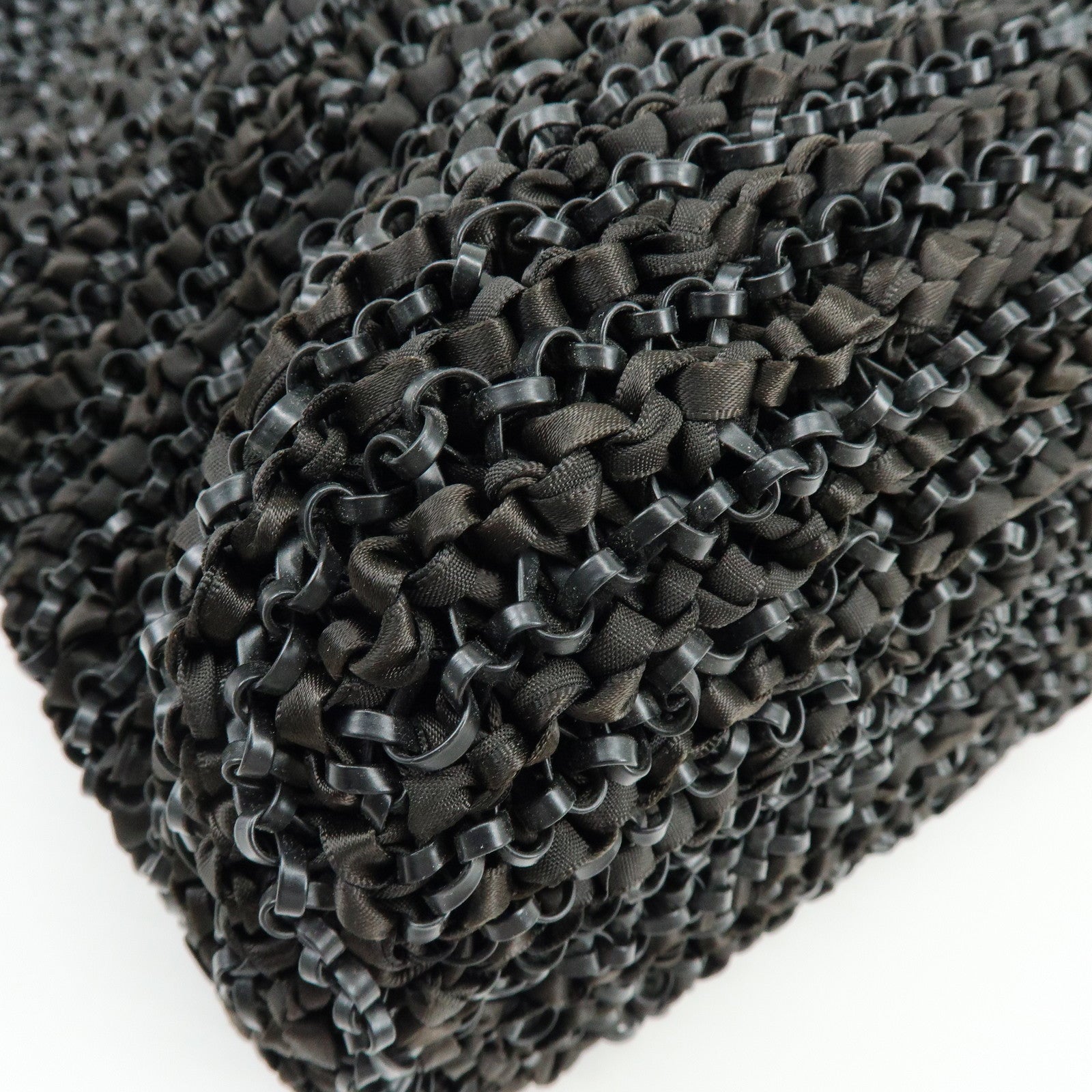 ANTEPRIMA Wire Nylon Tote Bag Hand Bag Black