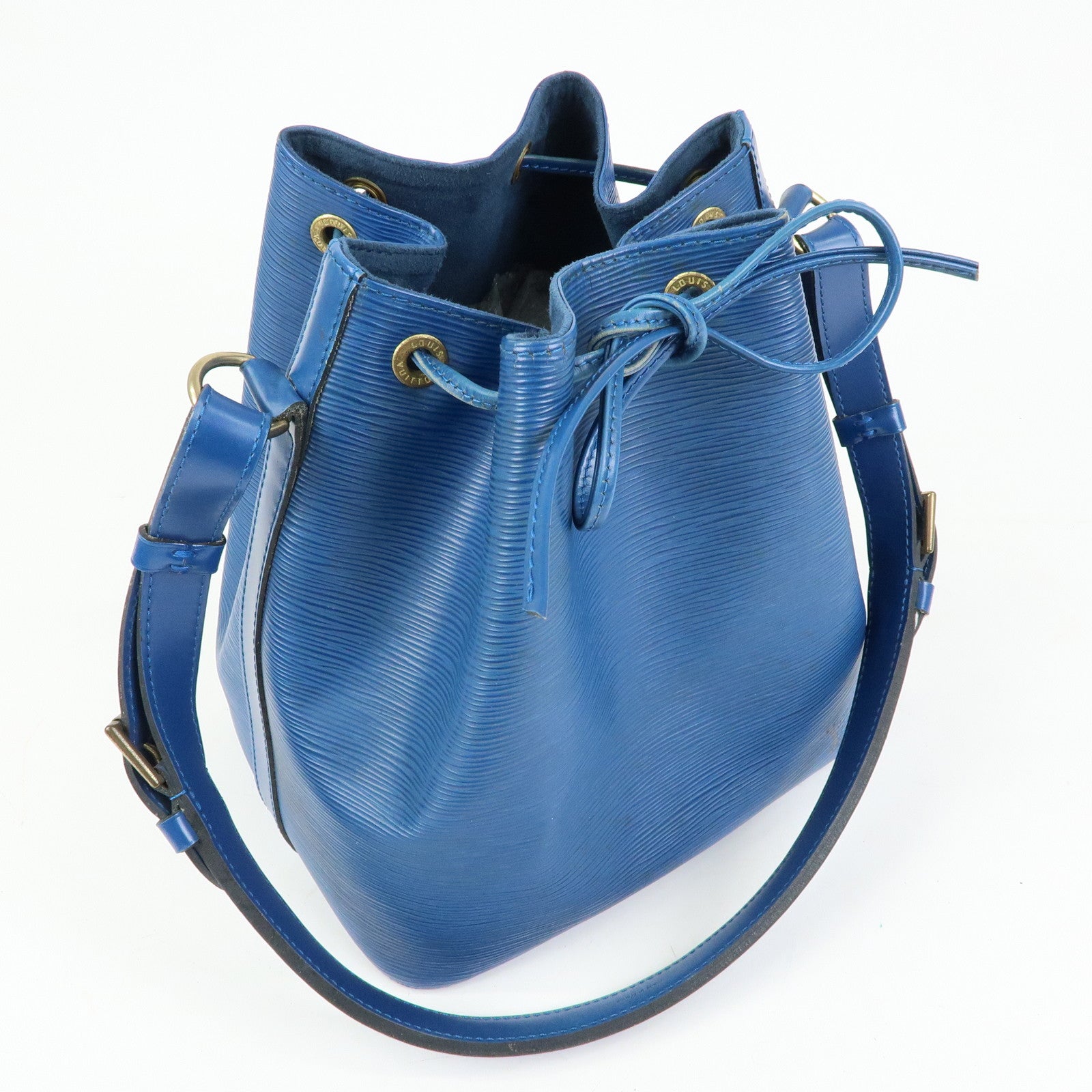 Louis Vuitton Epi Petit Noe Shoulder Bag Toledo Blue M44105