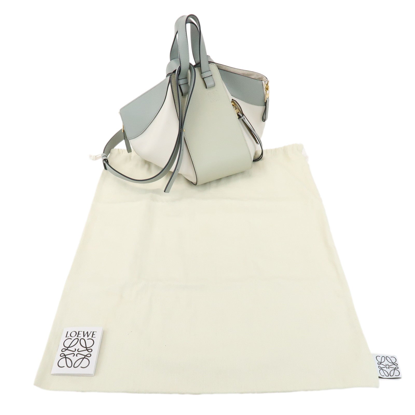 LOEWE Anagram Leather Hammock Small 2Way Shoulder Crossbody Bag