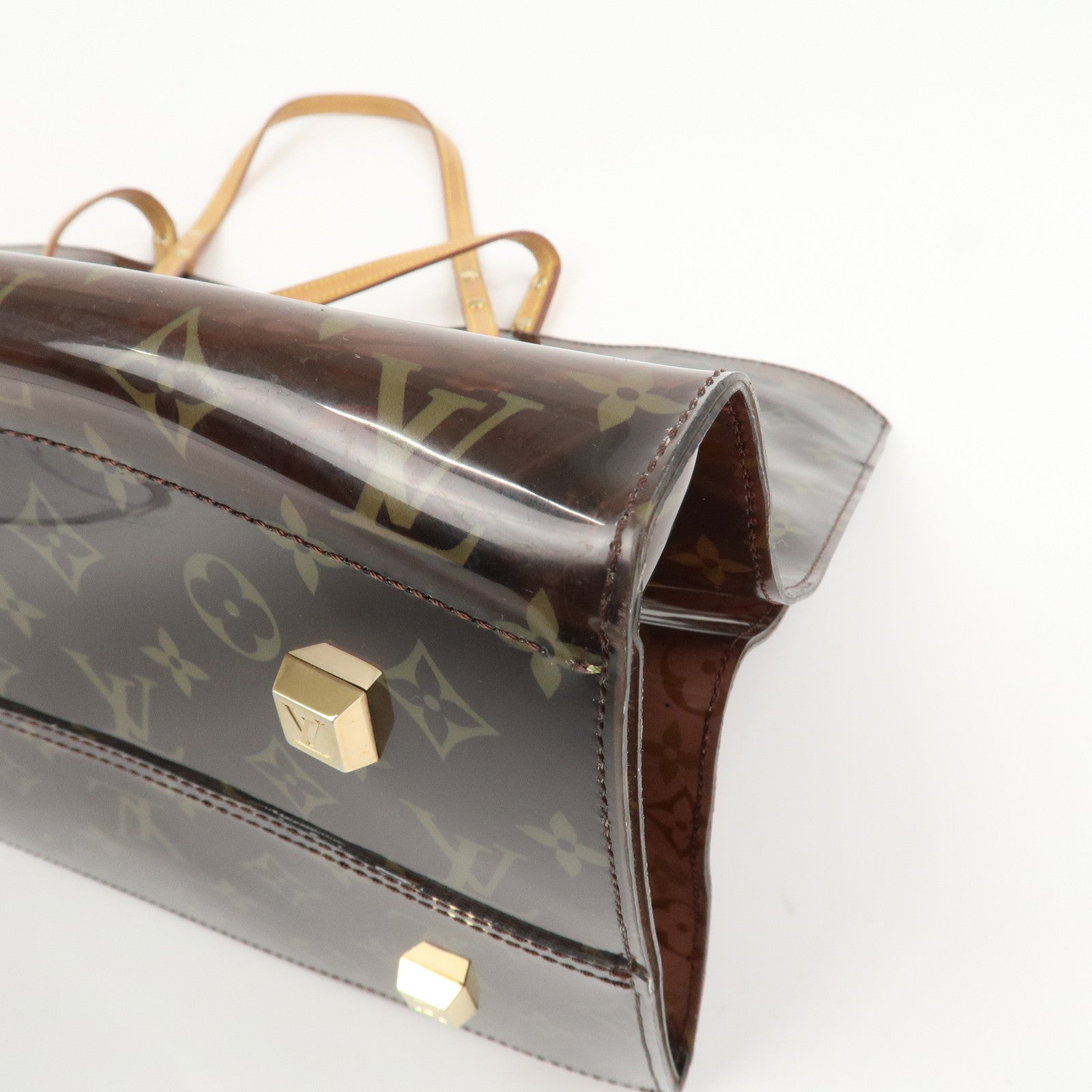 Louis Vuitton Monogram Cabas Cruise Vinyl Tote Bag Brown M50500