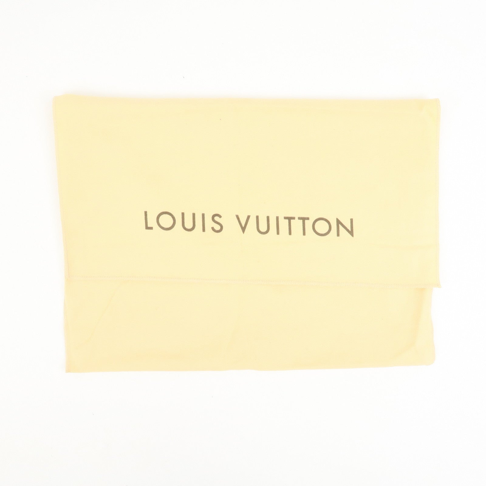 Louis Vuitton Set Of 10 Dust Bag Storage Bag Flap Style Beige