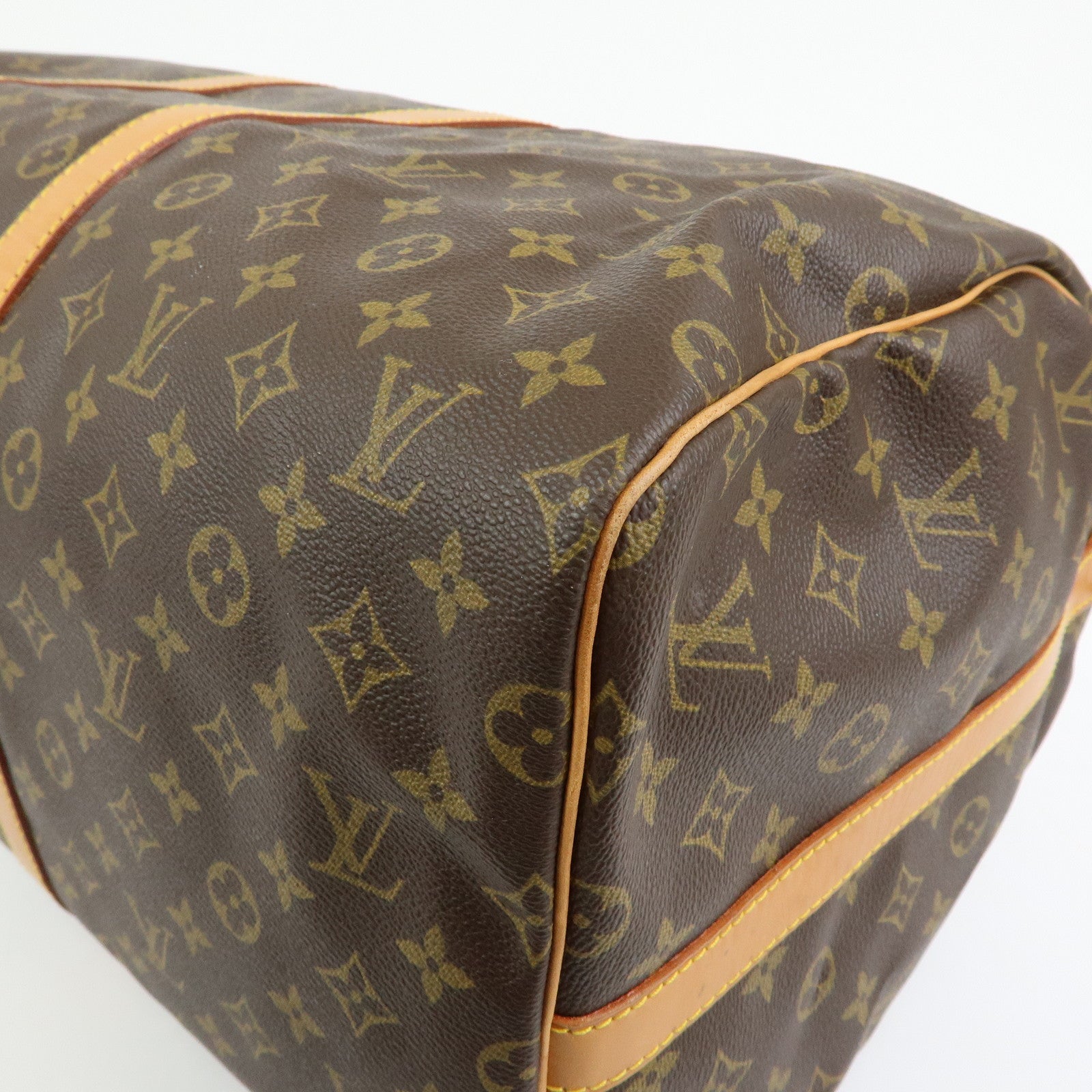 Louis Vuitton Monogram Keep All Bandouliere 55 Boston Bag M41414