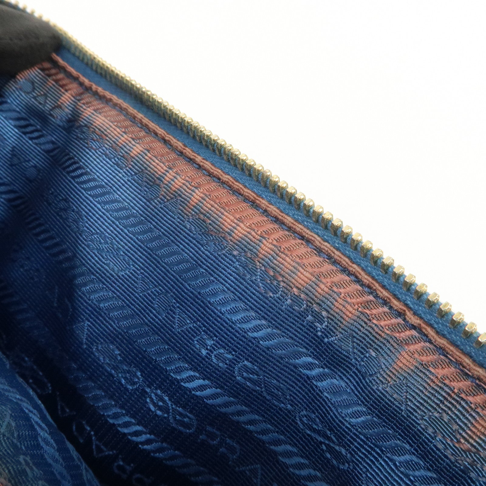 PRADA Galleria Saffiano Leather 2Way Bag Hand Bag Blue BN2274