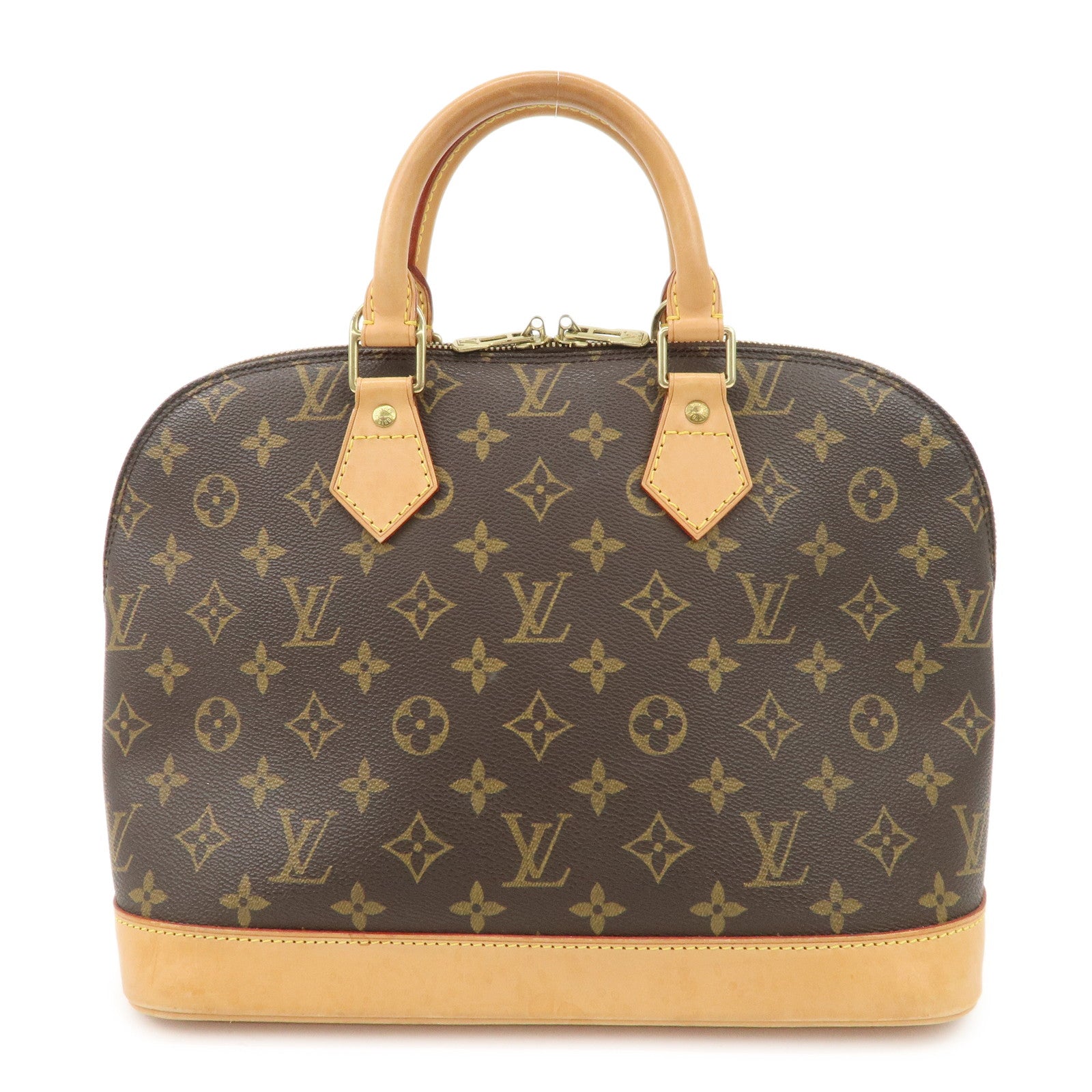 Louis Vuitton Monogram Alma Hand Bag Brown M51130