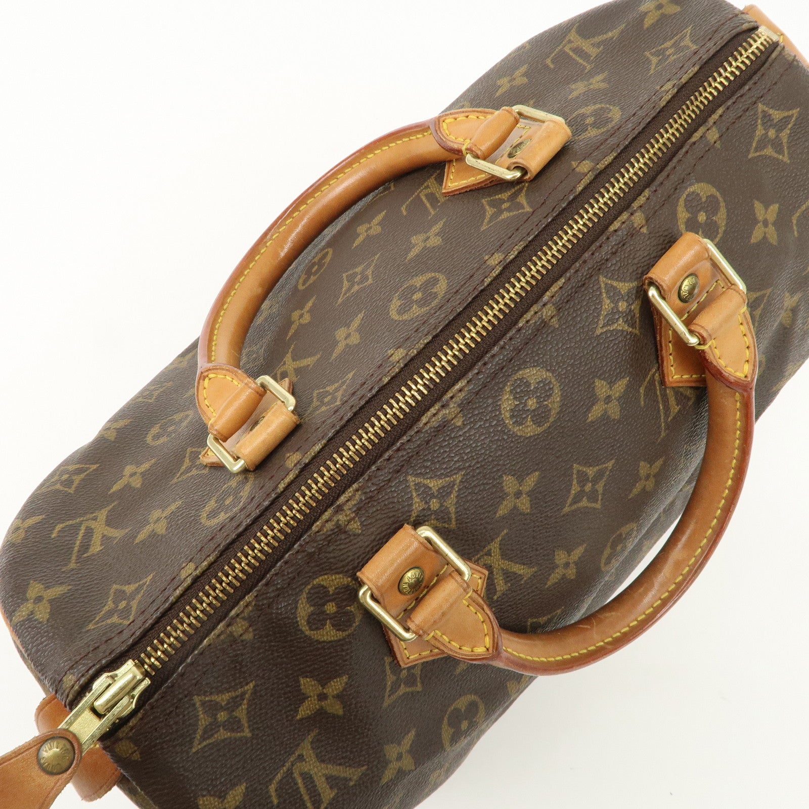 Louis Vuitton Monogram Speedy 30 Boston Bag Hand Bag M41526 Used