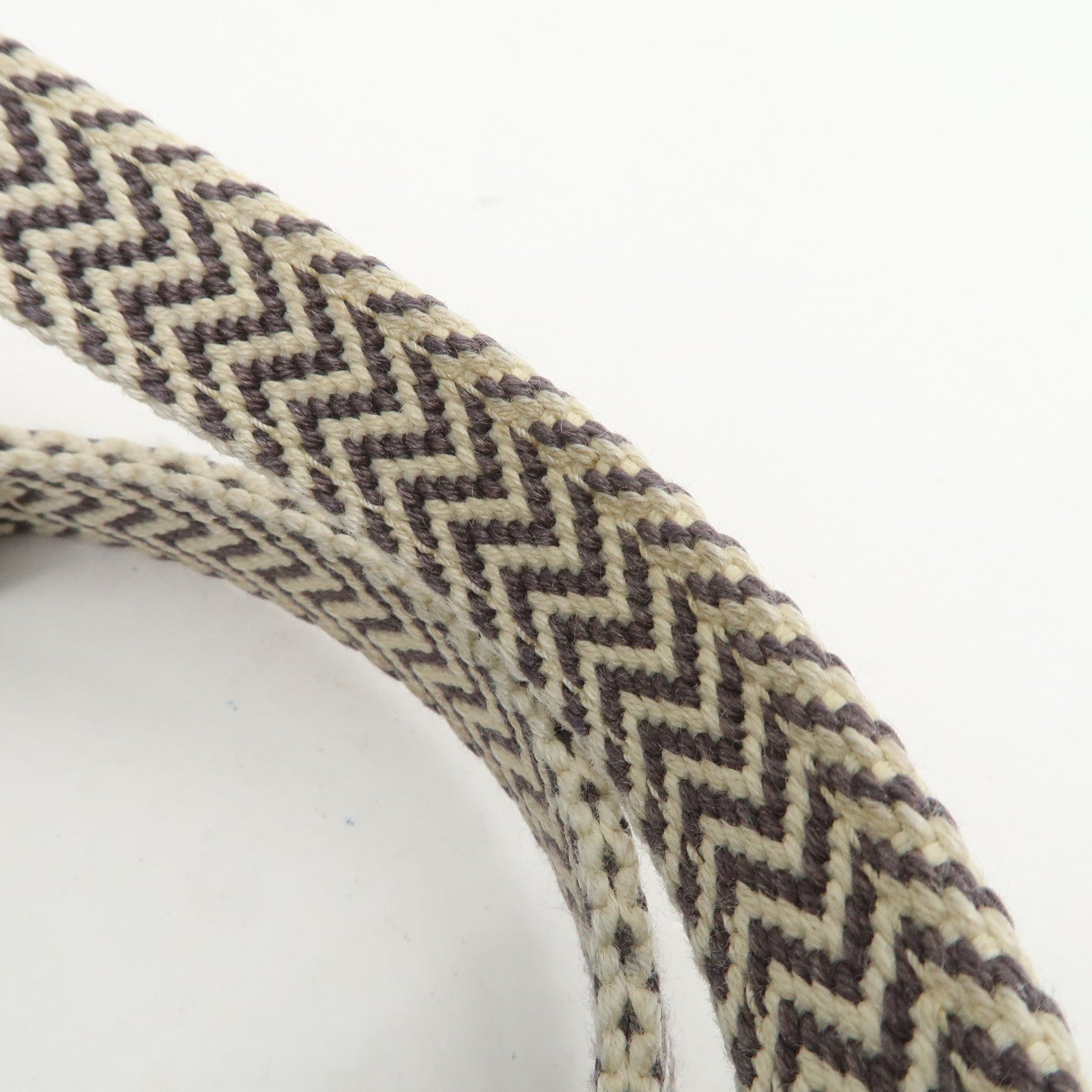 HERMES Cannes PM Canvas Tote Bag Hand Bag Beige