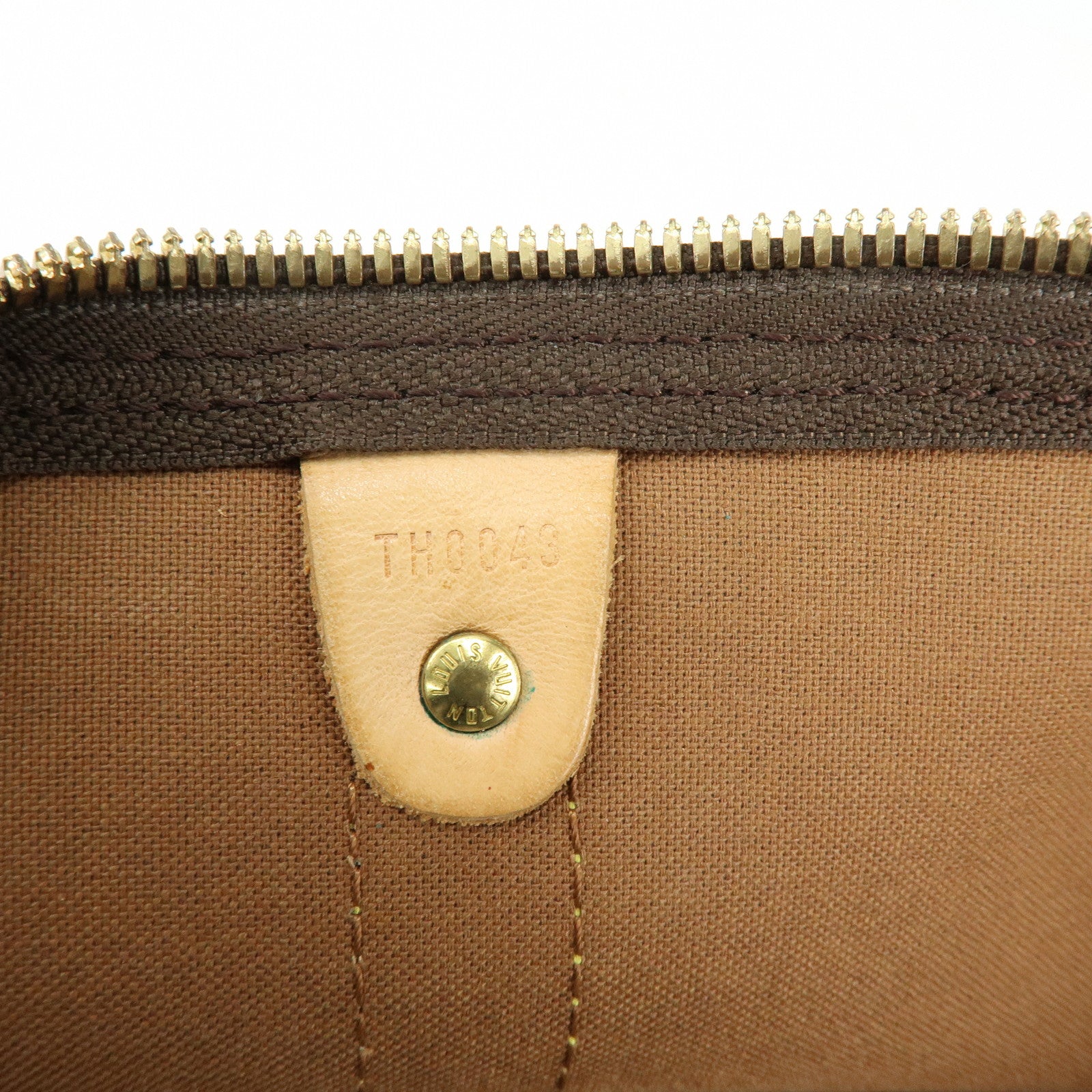 Louis Vuitton Monogram Keep All 45 Boston Bag Brown M41428