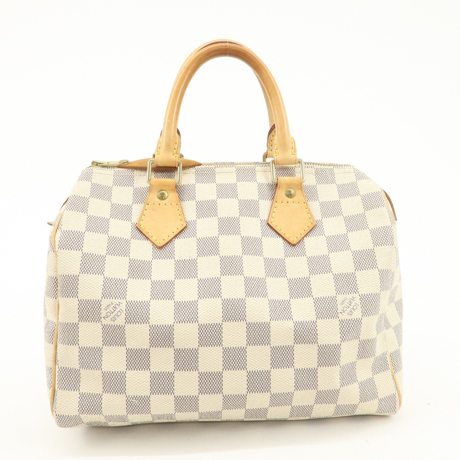 Louis Vuitton Damier Azur Speedy 25 Boston Bag Hand Bag N41534 Used