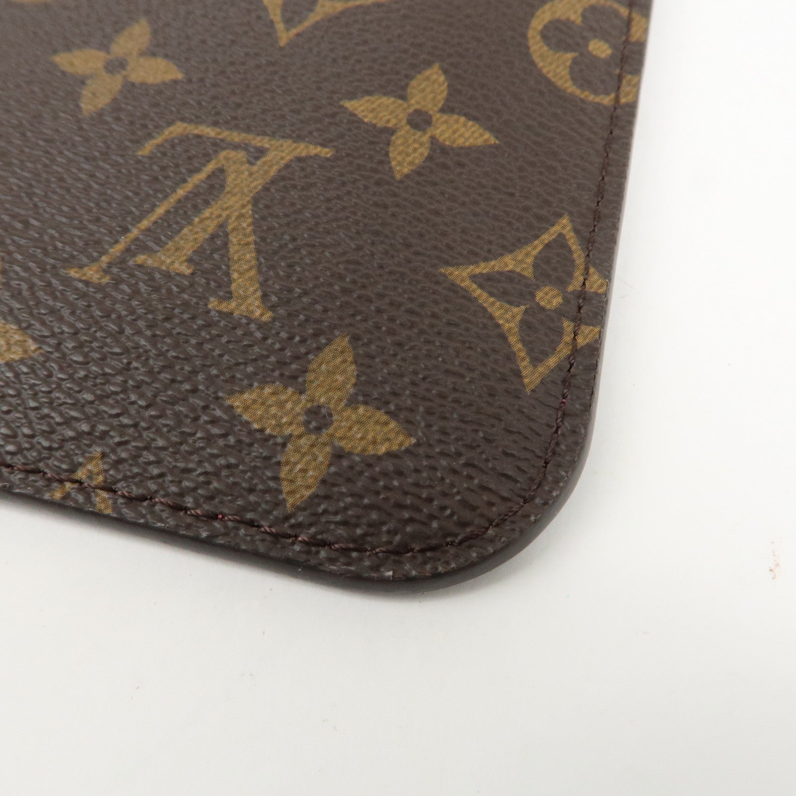 Louis Vuitton Monogram Pouch for Neverfull MM Brown Used