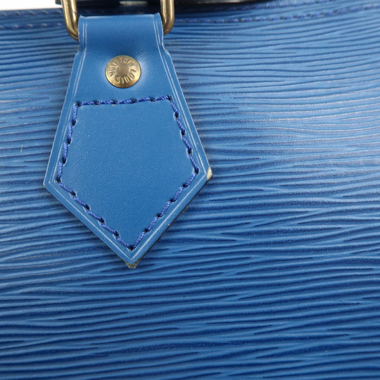 Louis Vuitton Epi Speedy 25 Hand Bag Boston Bag Toledo Blue M43015