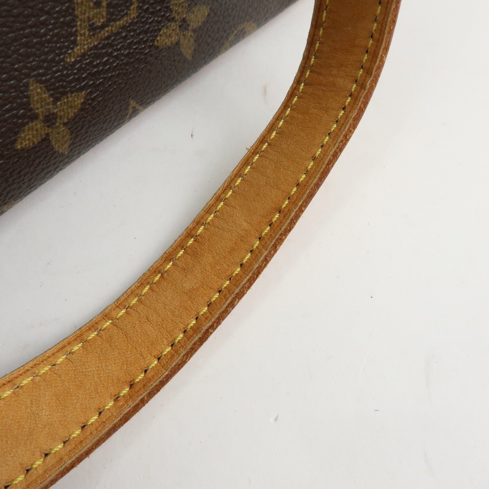 Louis Vuitton Monogram Cabas Piano Tote Bag Hand Bag Brown M51148