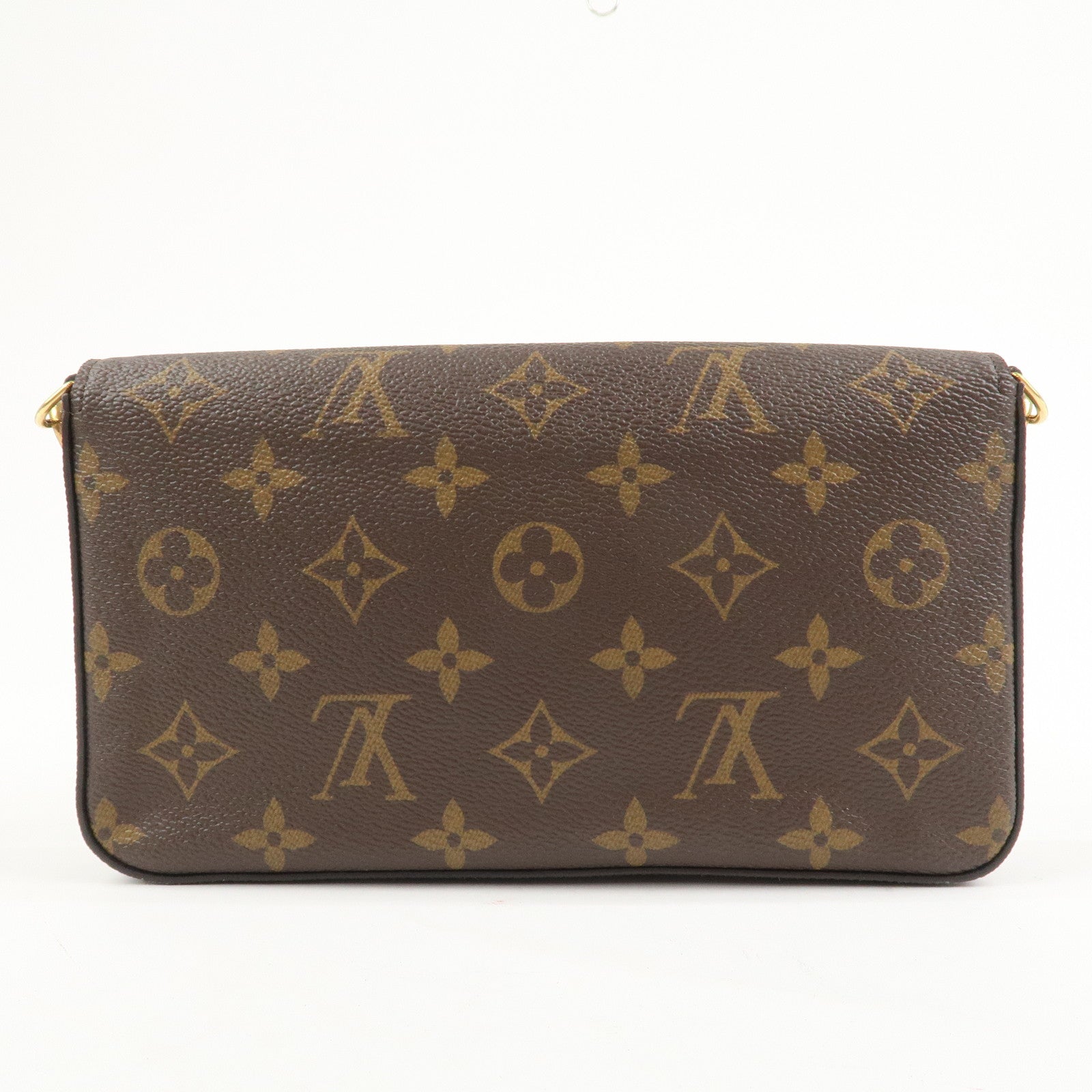 Louis Vuitton Monogram Pochette Felicie Shoulder Bag Brown M61276