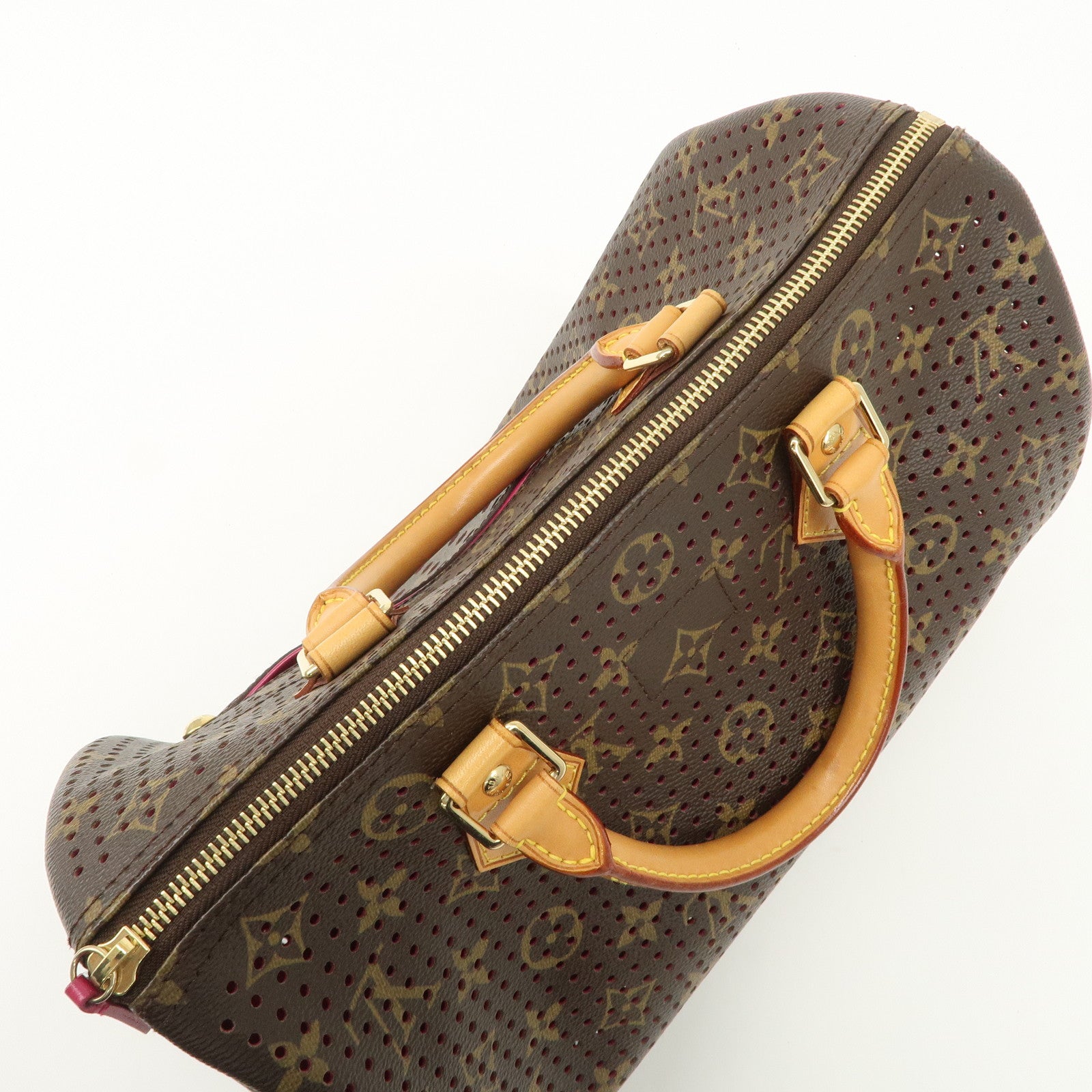 Louis Vuitton Monogram Perforated Speedy 30 Boston Bag M95180