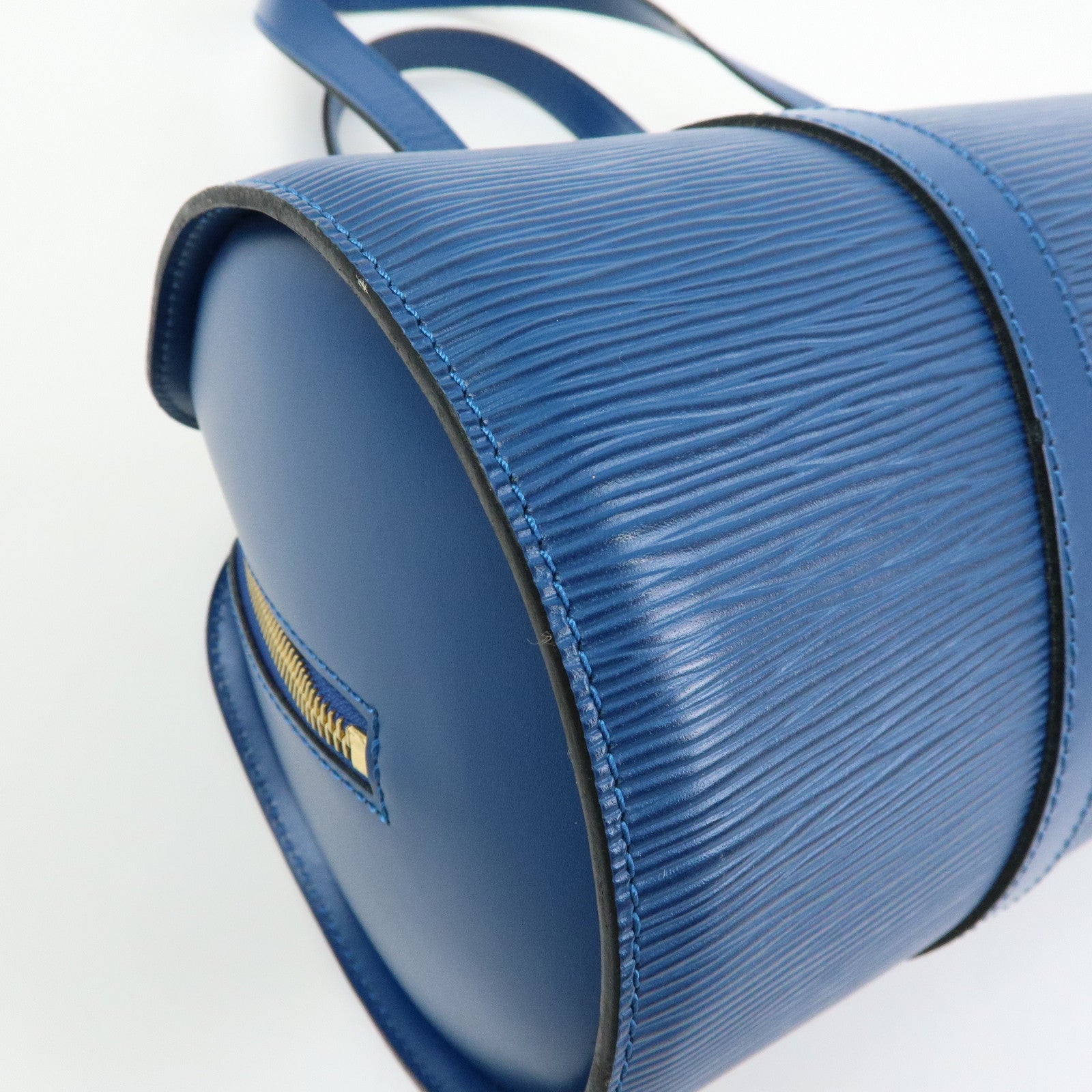 Louis Vuitton Epi Soufflot Shoulder Bag Hand Bag Toledo Blue M52225