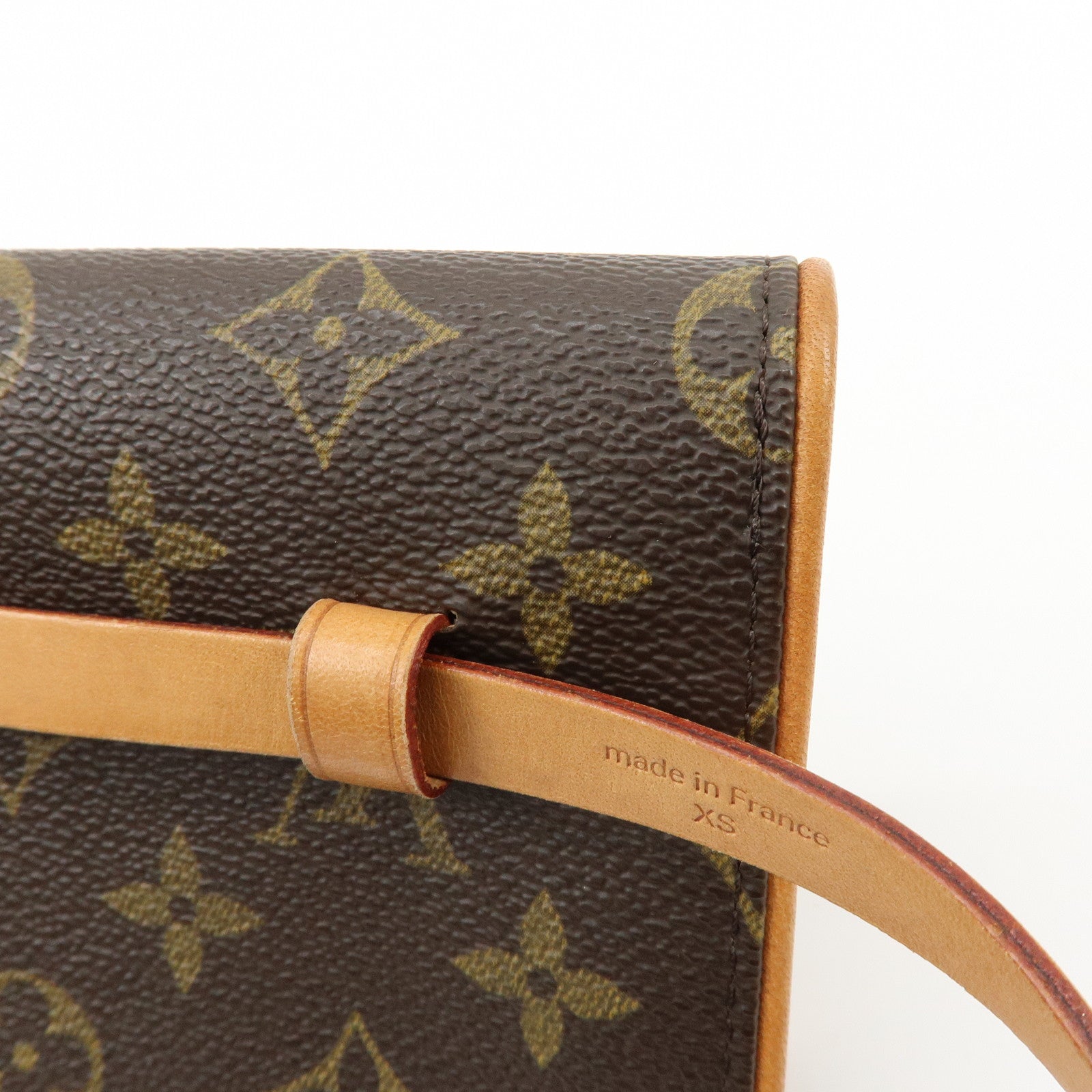 Louis Vuitton Monogram Pochette Florentine Waist Bag Belt XS M51855