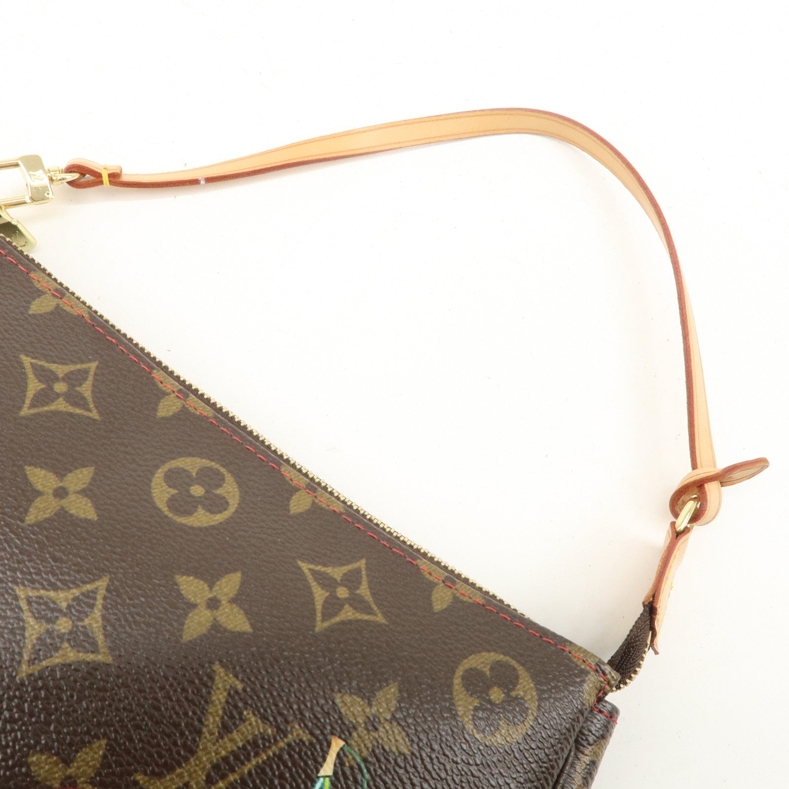 Louis Vuitton Monogram Cherry Pochette Accessoires Pouch M95008 Used