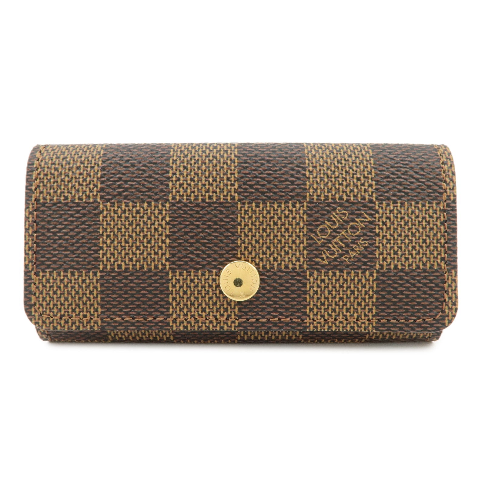 Louis Vuitton Damier Multicles 4 Key Case Damier Ebene Brown N62631