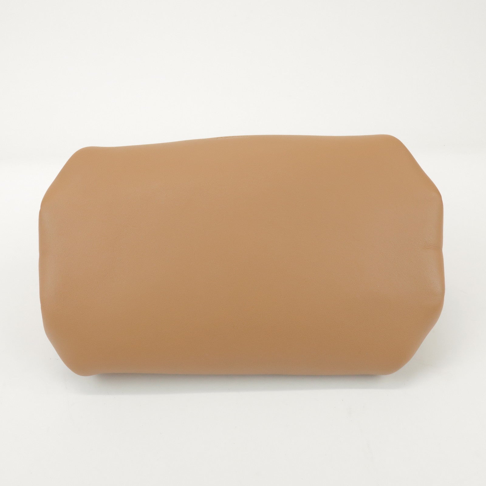 JIL SANDER Drawstring Leather Shoulder Crossbody Bag Light Brown