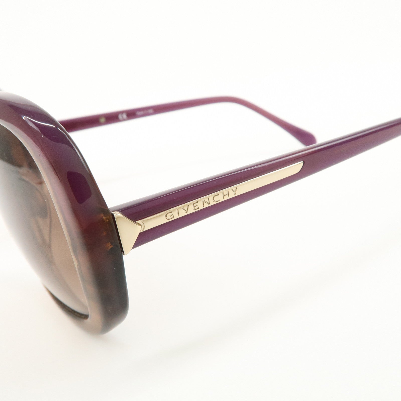 GIVENCHY Plastic Sunglasses Purple SGV842G 58□17 COL.0ACL 140