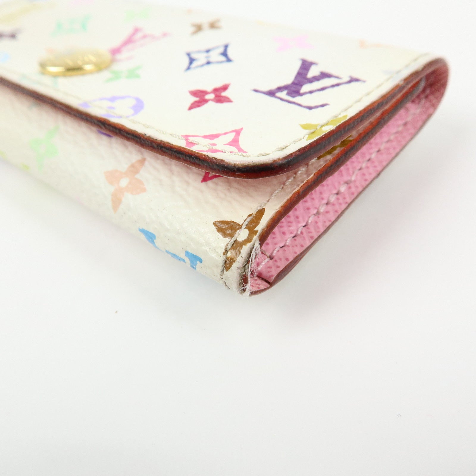 Louis Vuitton Monogram Multicolor Multicles 4 Key Case Blanc M93731