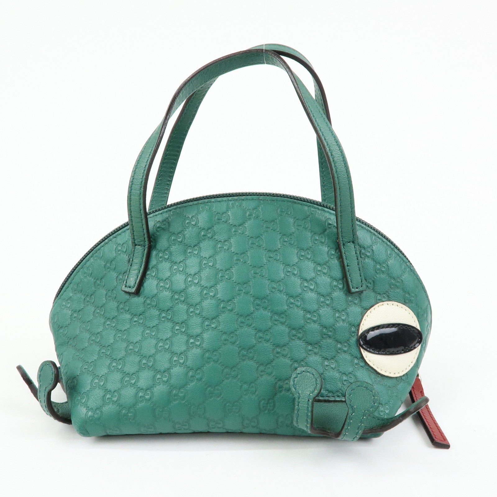 GUCCI Children’s Microguccissima Leather Hand Bag Frog Motif 340620