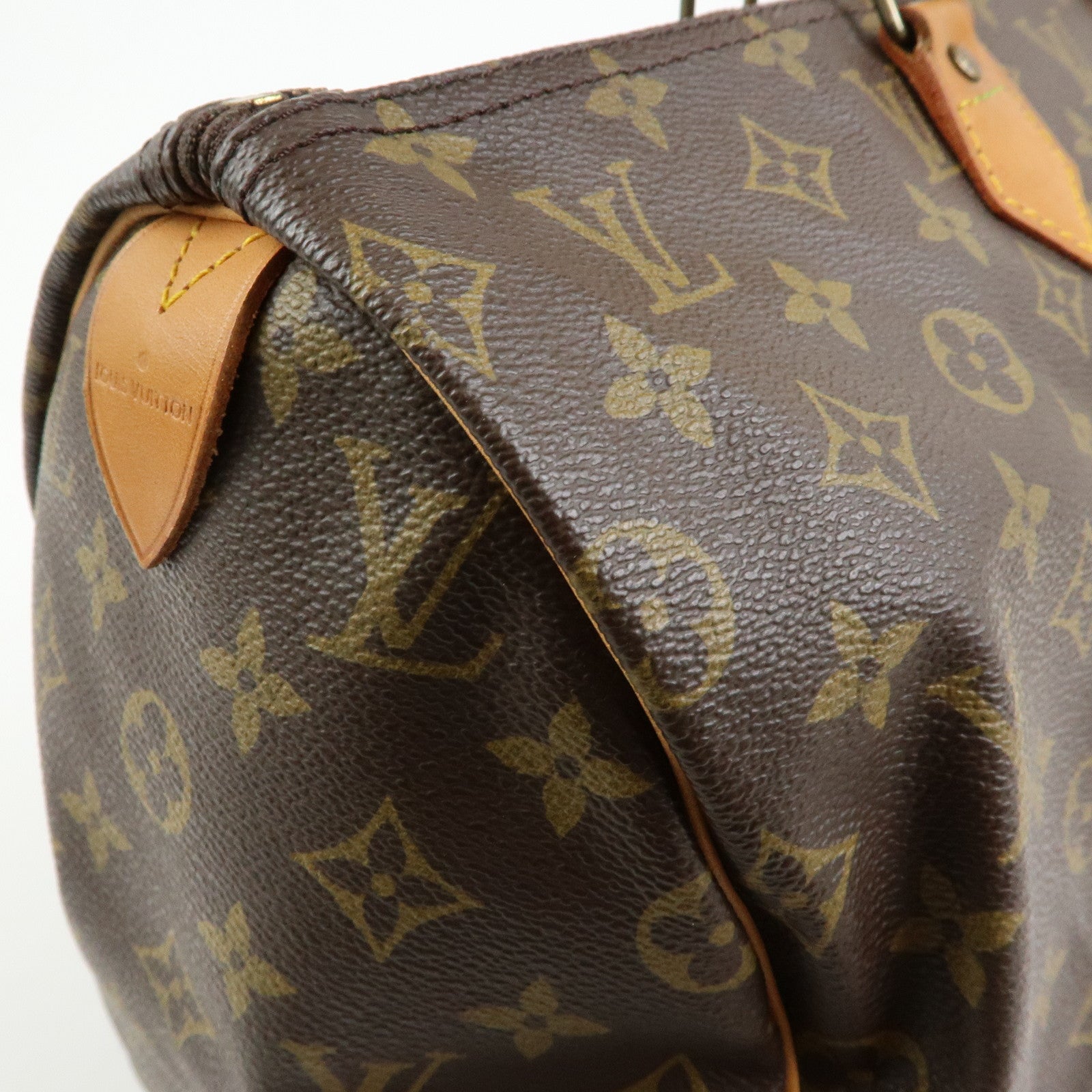 Louis Vuitton Monogram Speedy 40 Hand Bag Boston Bag Brown M41522