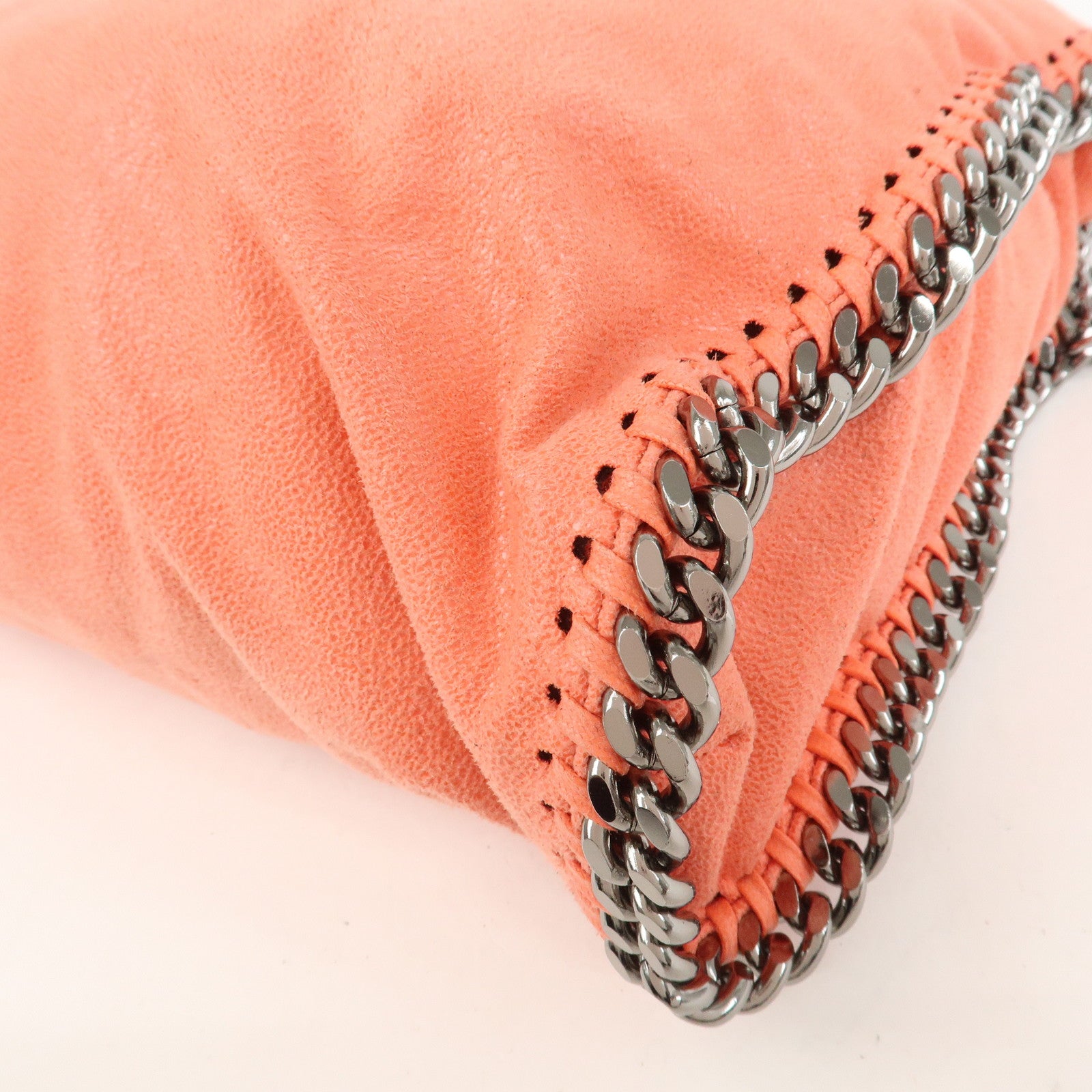 STELLA MCCARTNEY Falabella Fold-Over Tote 2Way Bag Orange
