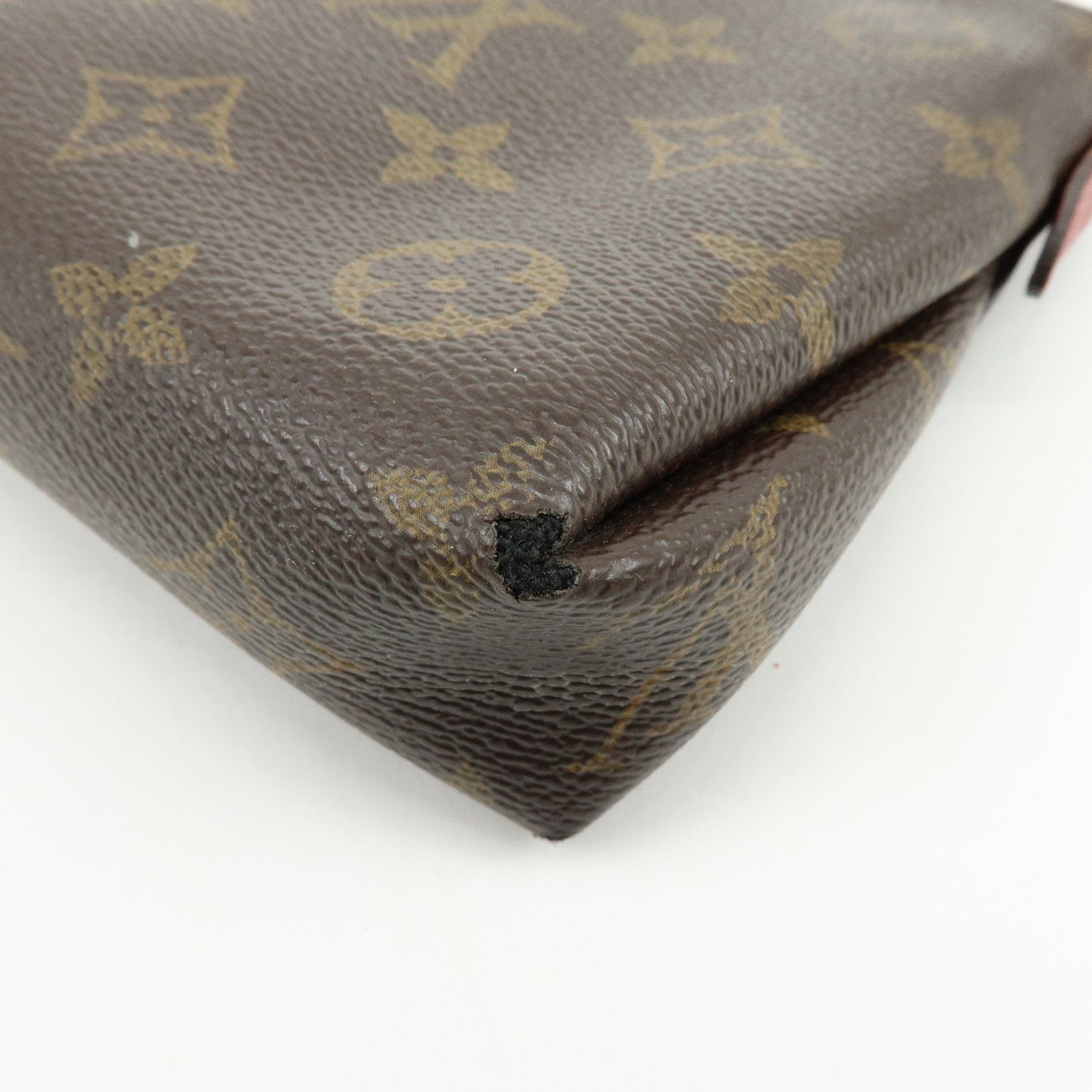 Louis Vuitton Monogram Pallas Clutch 2Way Bag Cerise M41638