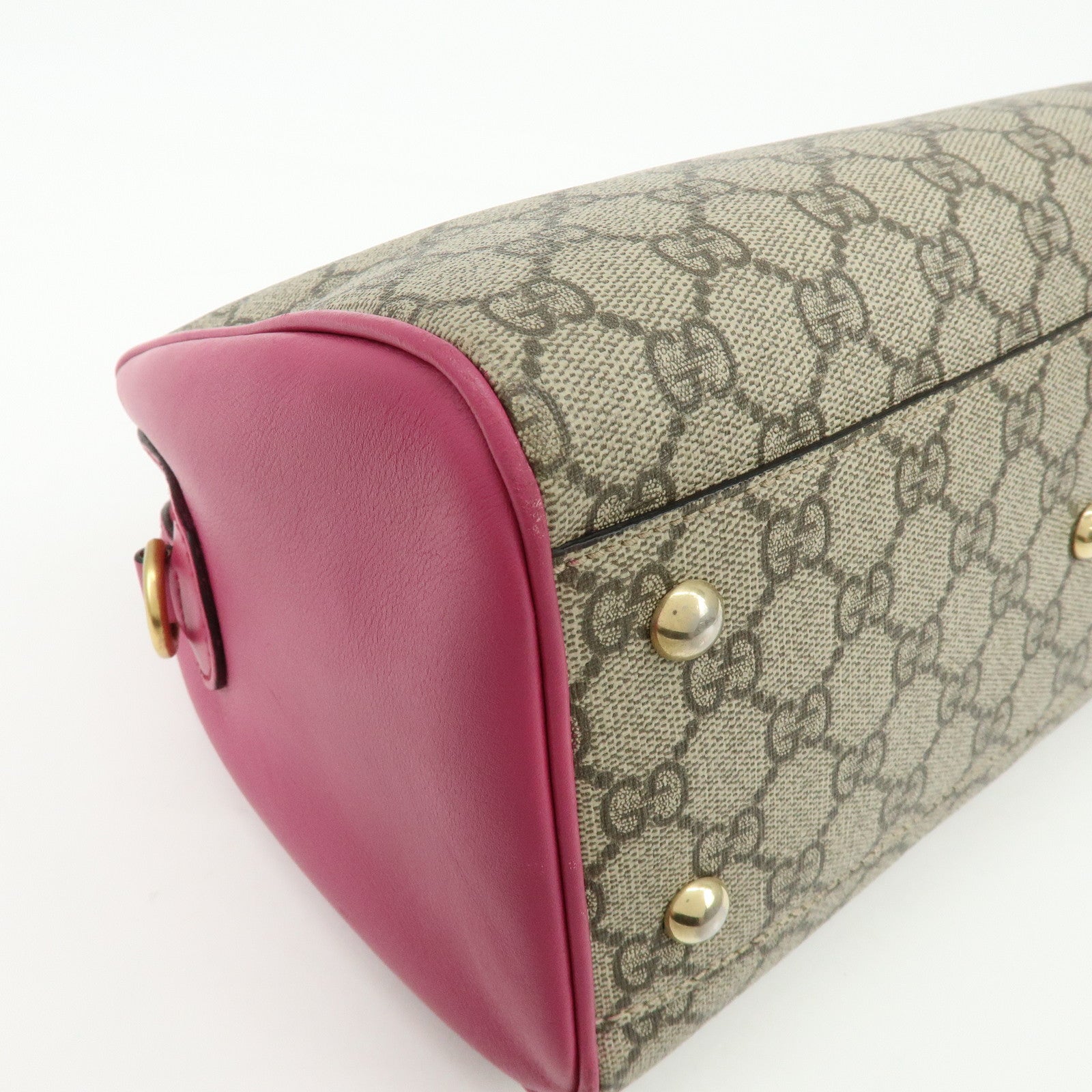 GUCCI GG Supreme Leather 2Way Bag Hand Bag Shoulder Bag 409529