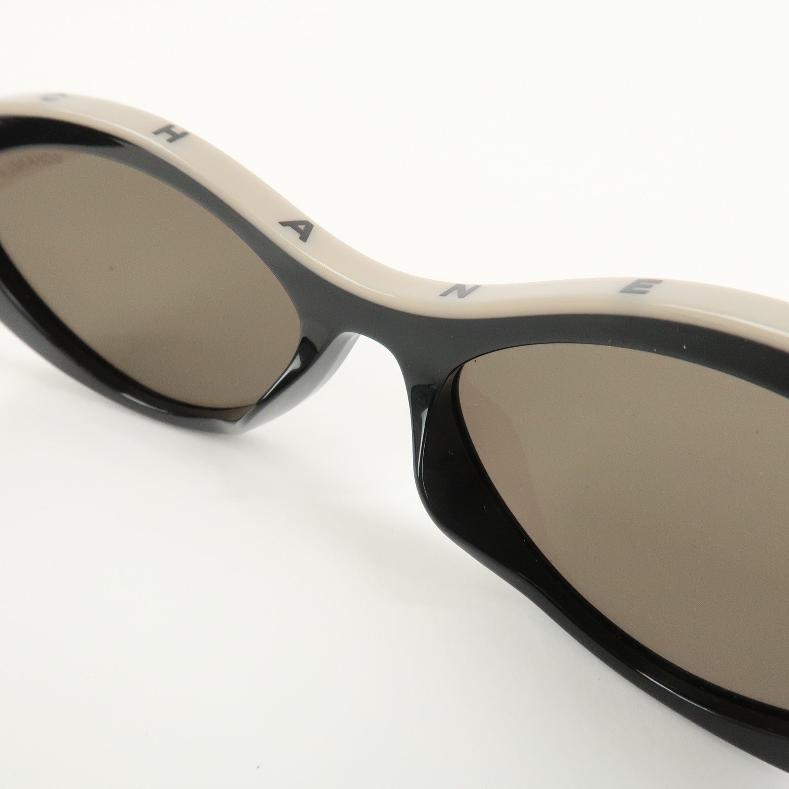 CHANEL Plastic Sunglasses Black 5416-A c.534/3 57□17 140 3N