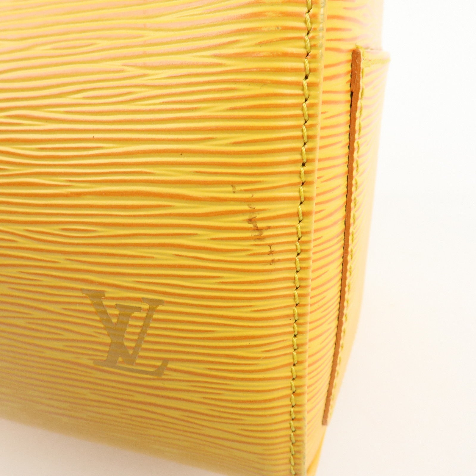 Louis Vuitton Epi Speedy 25 Boston Bag Hand Bag Yellow M43019