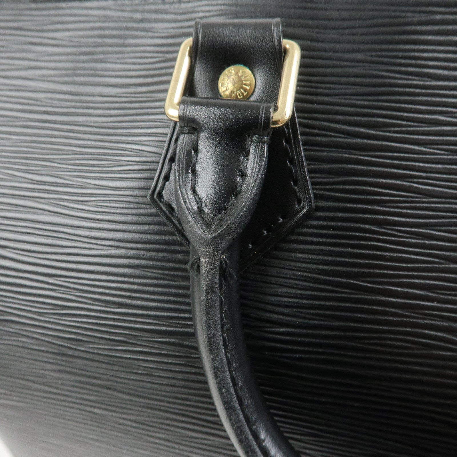 Louis Vuitton Epi Leather Speedy 25 Hand Bag Boston Bag Noir M59032