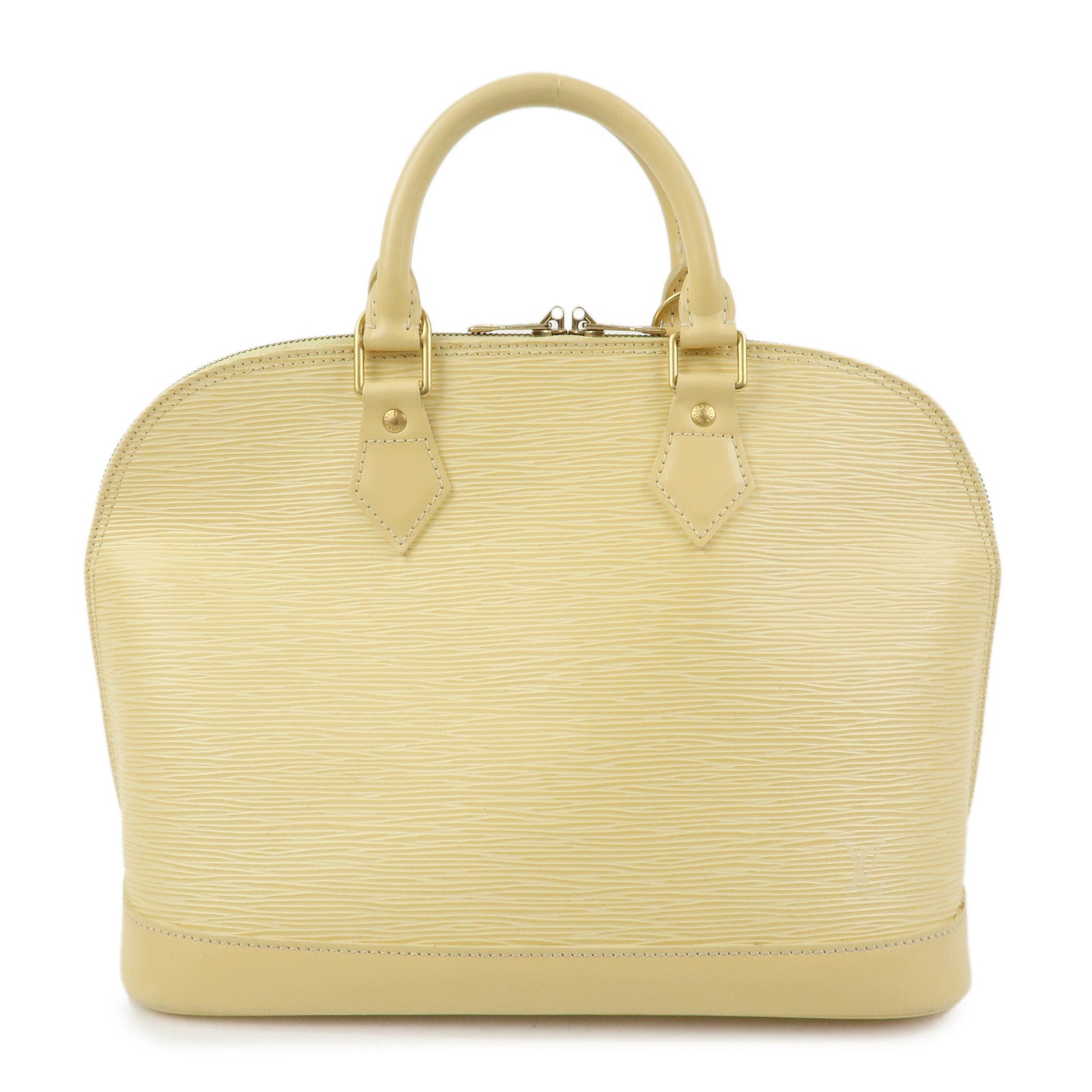 Louis Vuitton Alma Epi Leather Hand Bag Vanilla M5214A