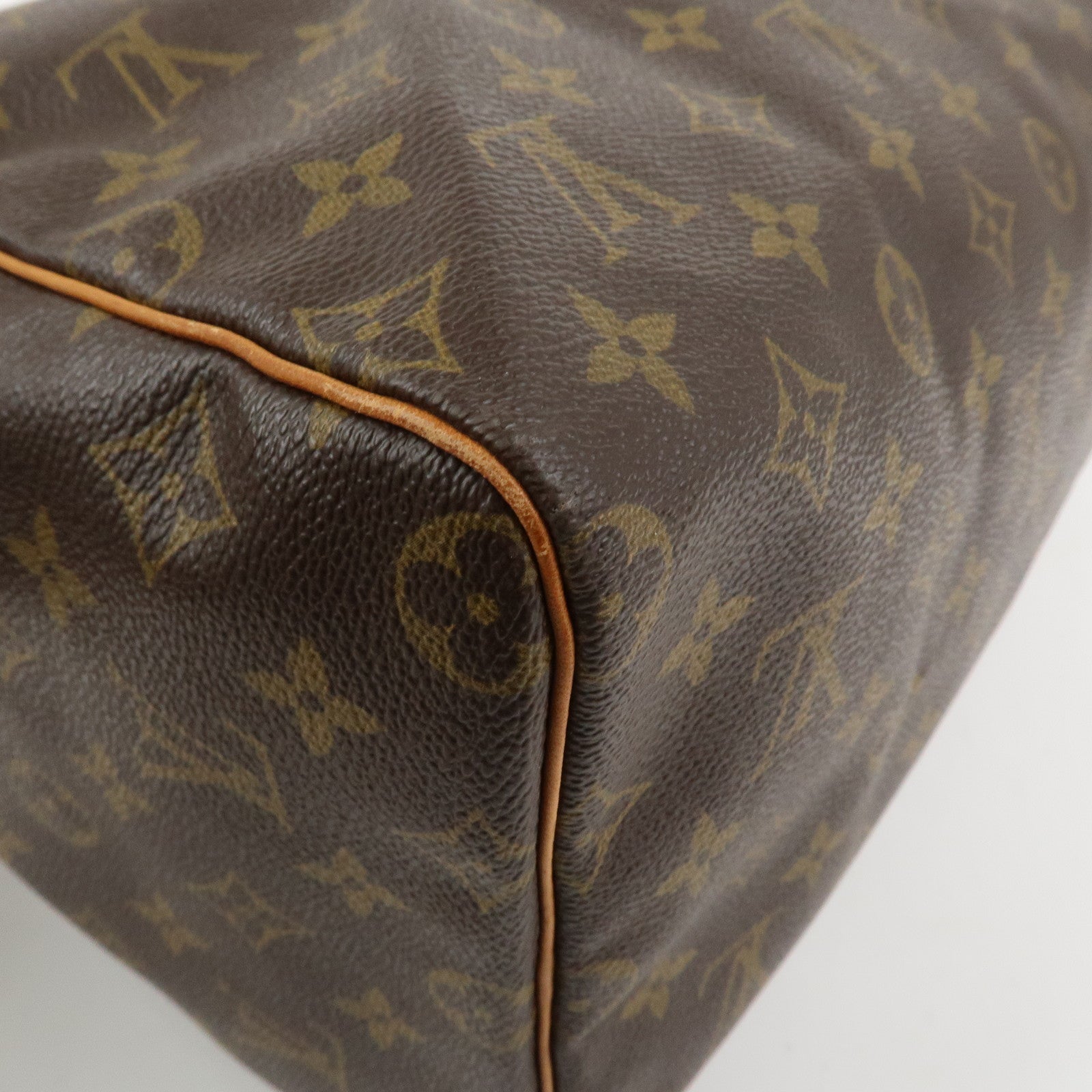 Louis Vuitton Monogram Speedy 40 Hand Bag Boston Bag Brown M41522