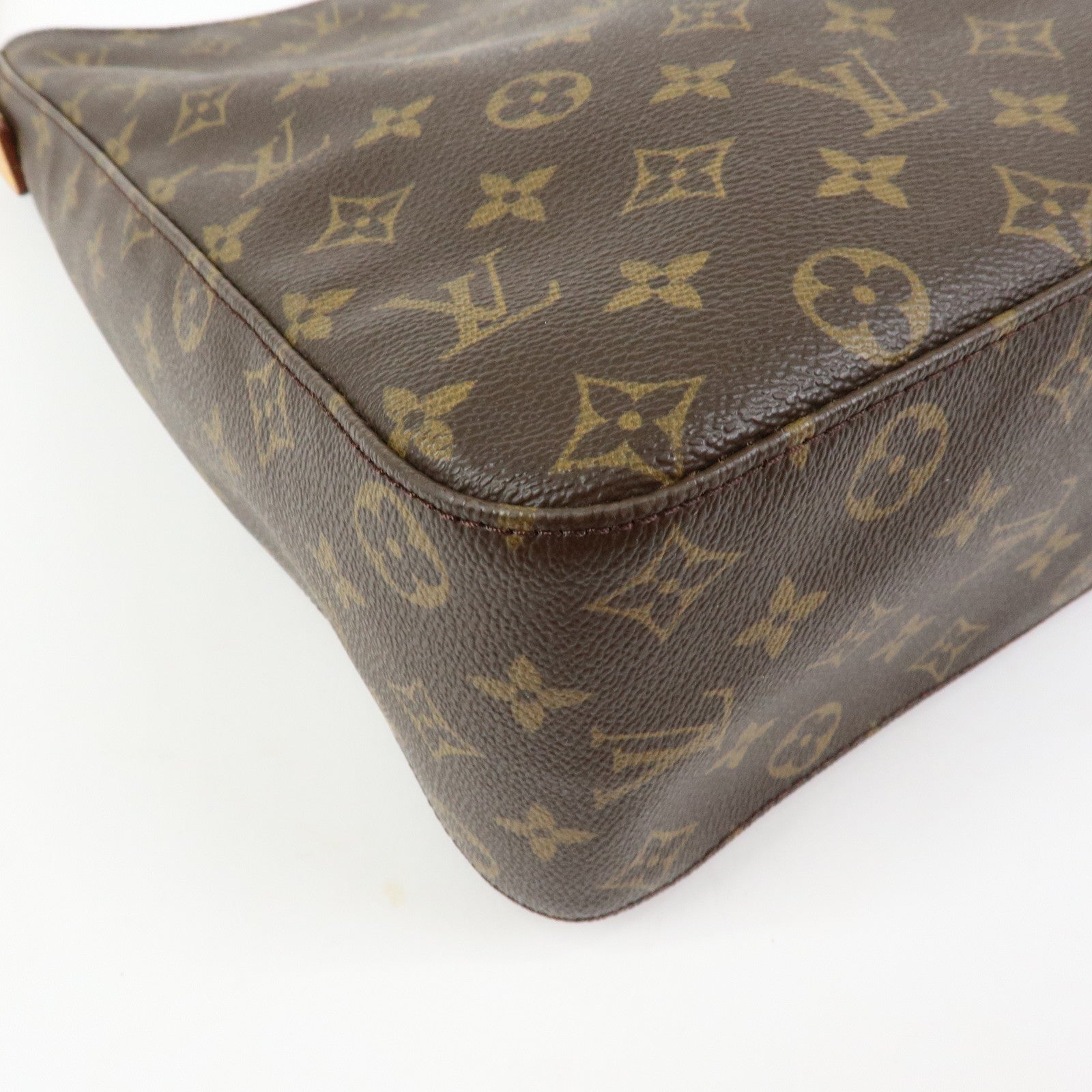 Louis Vuitton Monogram Looping GM Shoulder Bag Brown M51145