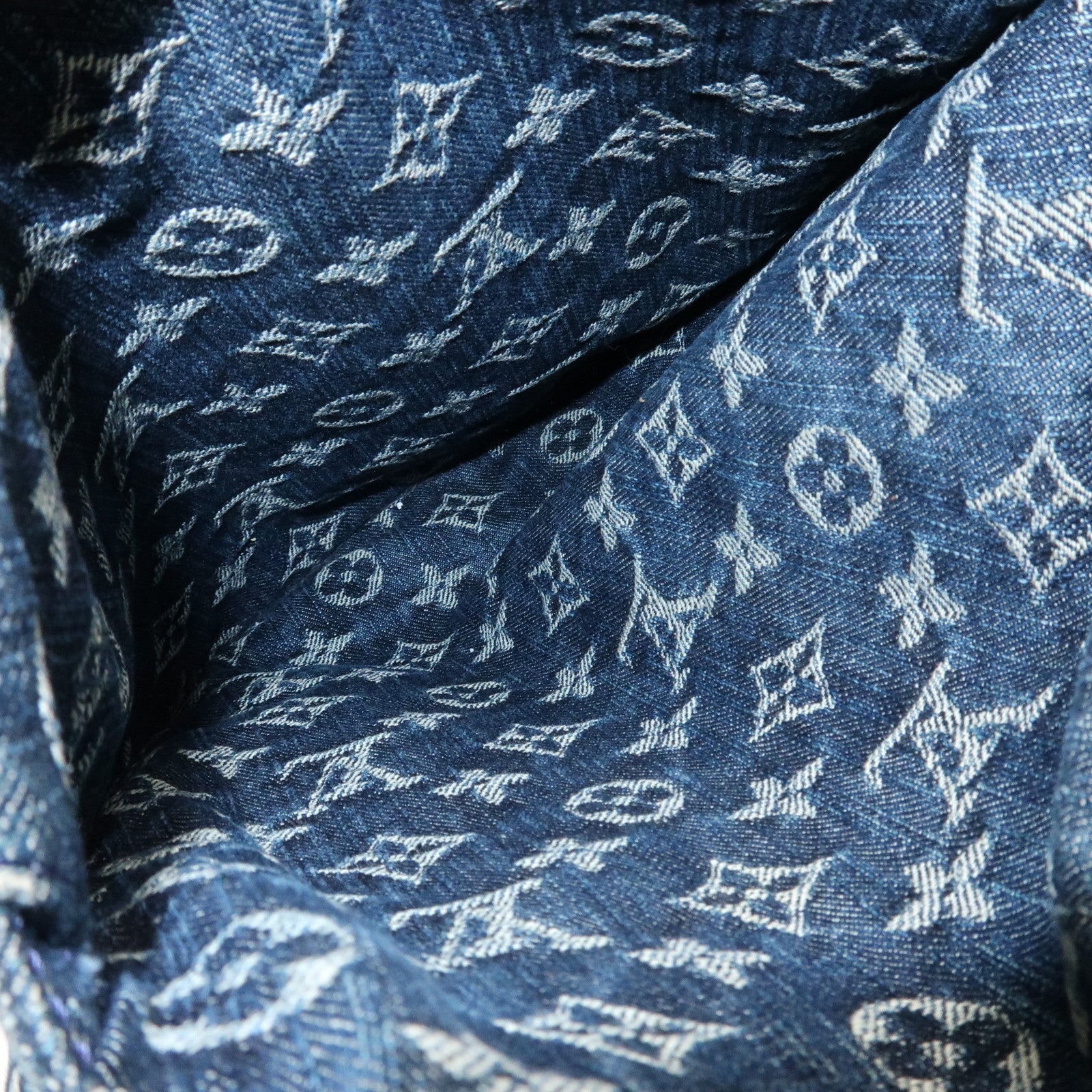 Louis Vuitton Monogram Denim Daily GM Shoulder Bag Hand Bag M40493