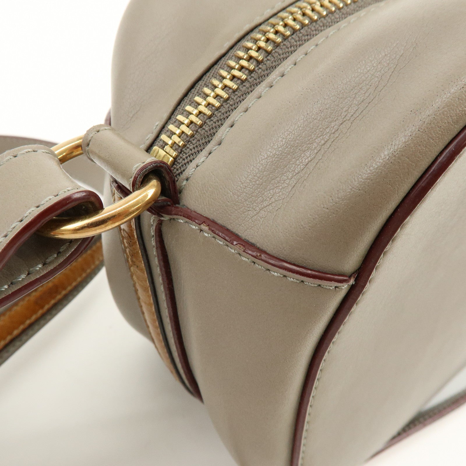 Chloe Sam Leather Shoulder Bag Crossbody Bag Brown Camel