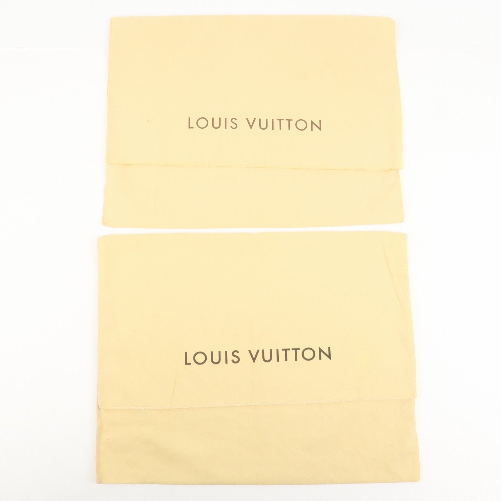 Louis Vuitton Set of 11 Dust Bag Storage Bag Flap Beige