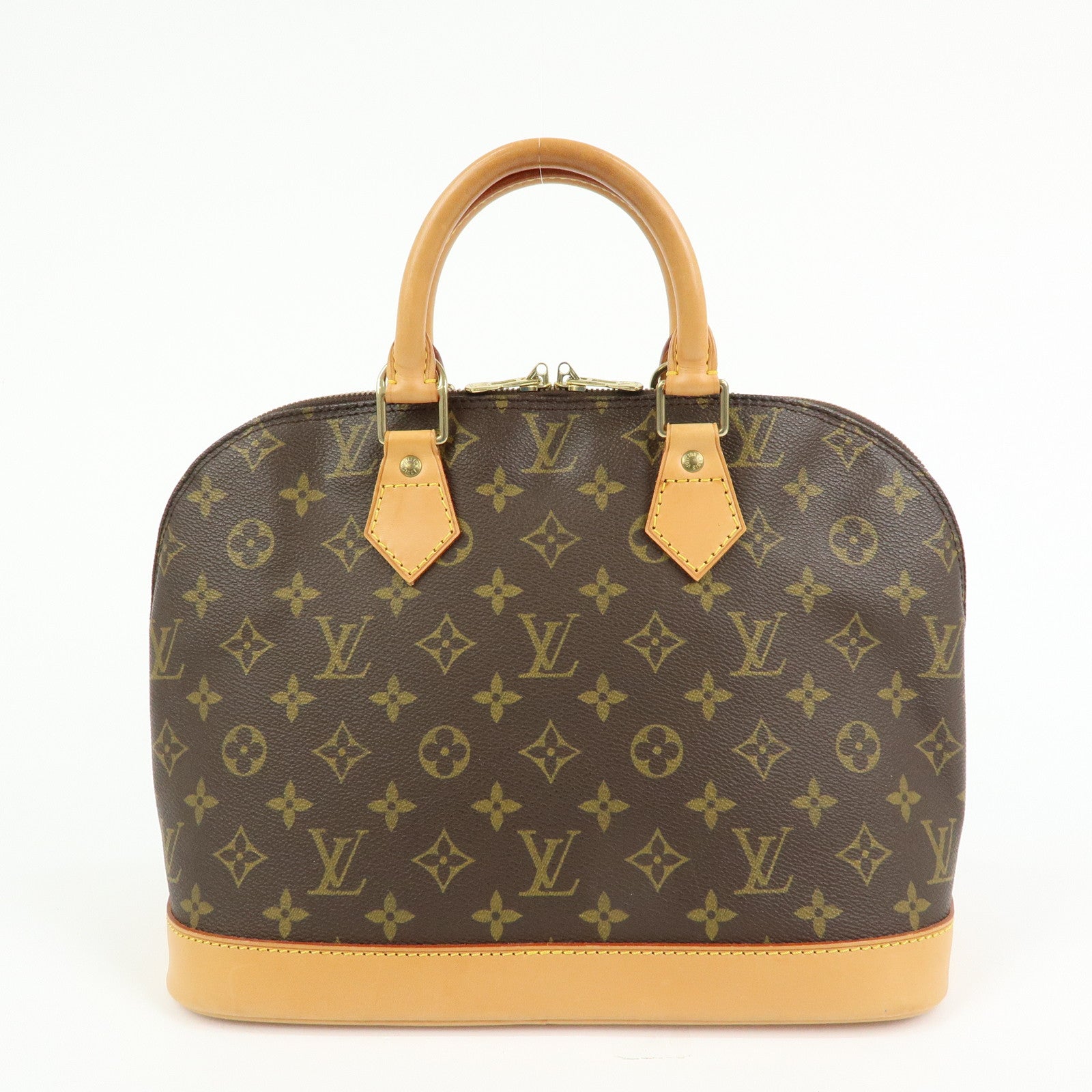 Louis Vuitton Monogram Alma Hand Bag Brown M51130