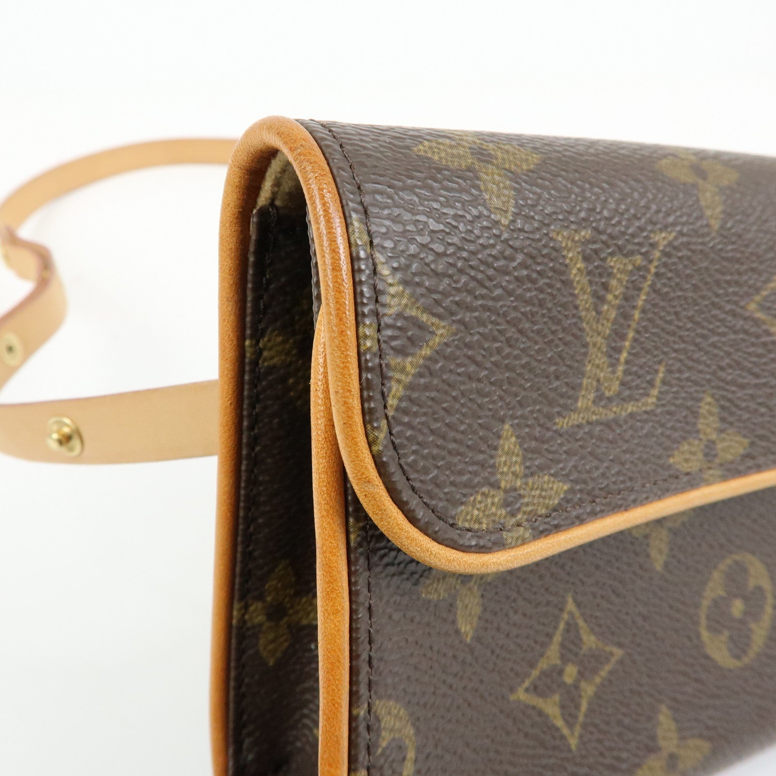 Louis Vuitton Monogram Pochette Florentine Waist Bag Belt M51855