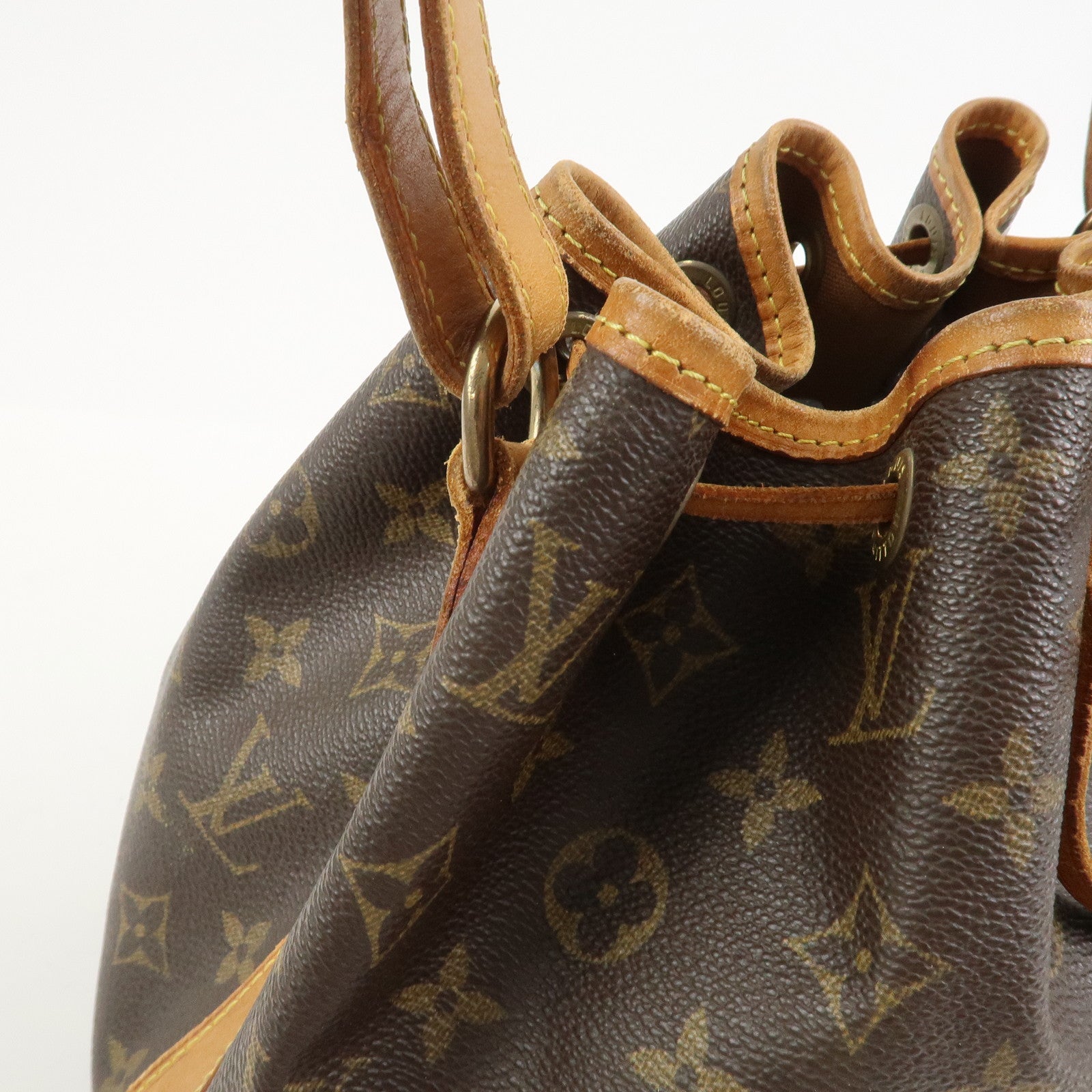 Louis Vuitton Monogram Petit Noe Shoulder Bag Brown M42226