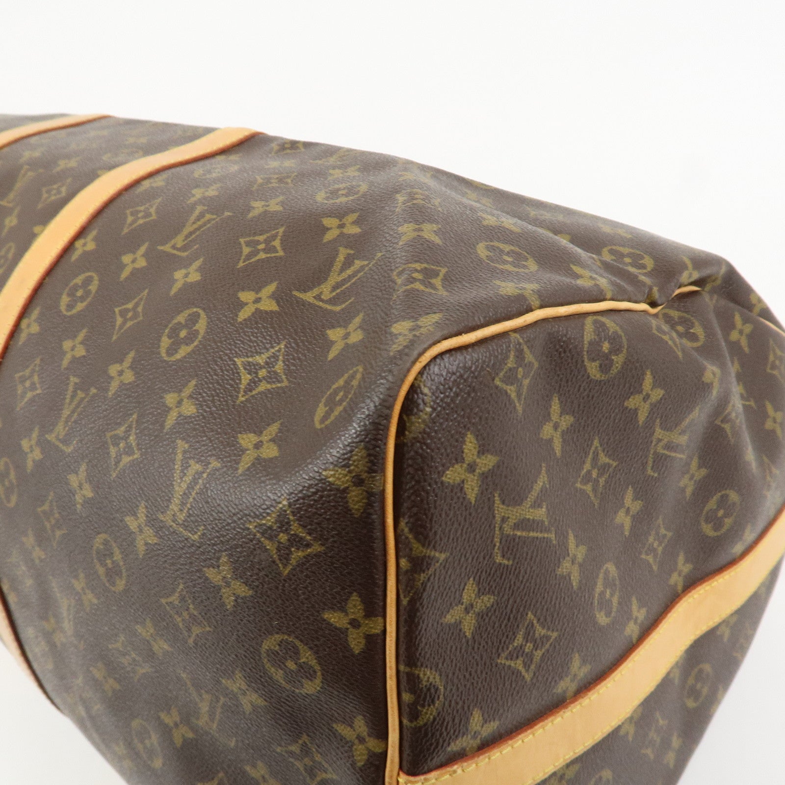 Louis Vuitton Monogram Keep All Bandouliere 60 Boston Bag M41412