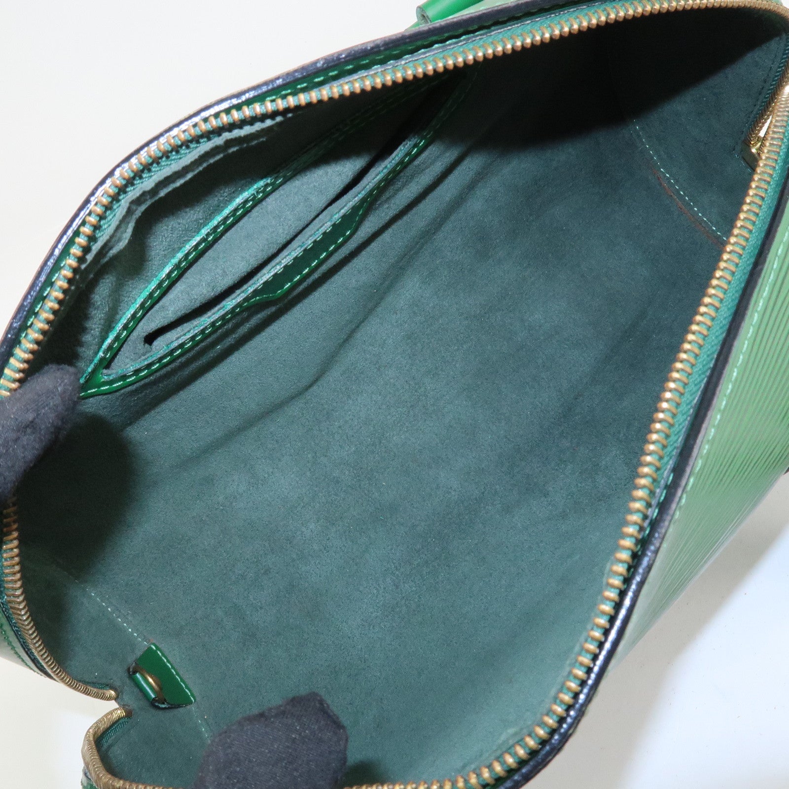 Louis Vuitton Epi Leather Soufflot Hand Bag Borneo Green M52224
