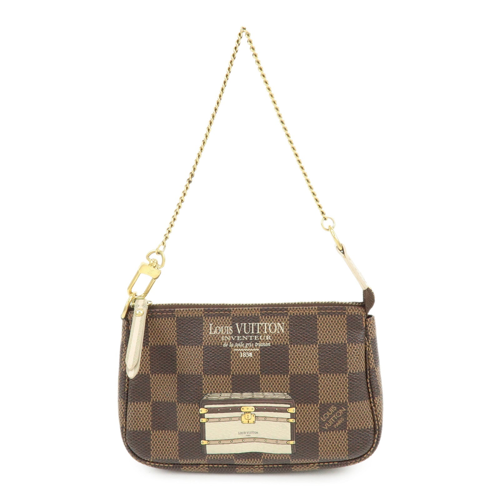 Louis Vuitton Damier Canvas Mini Pochette Accessires Trank N63181
