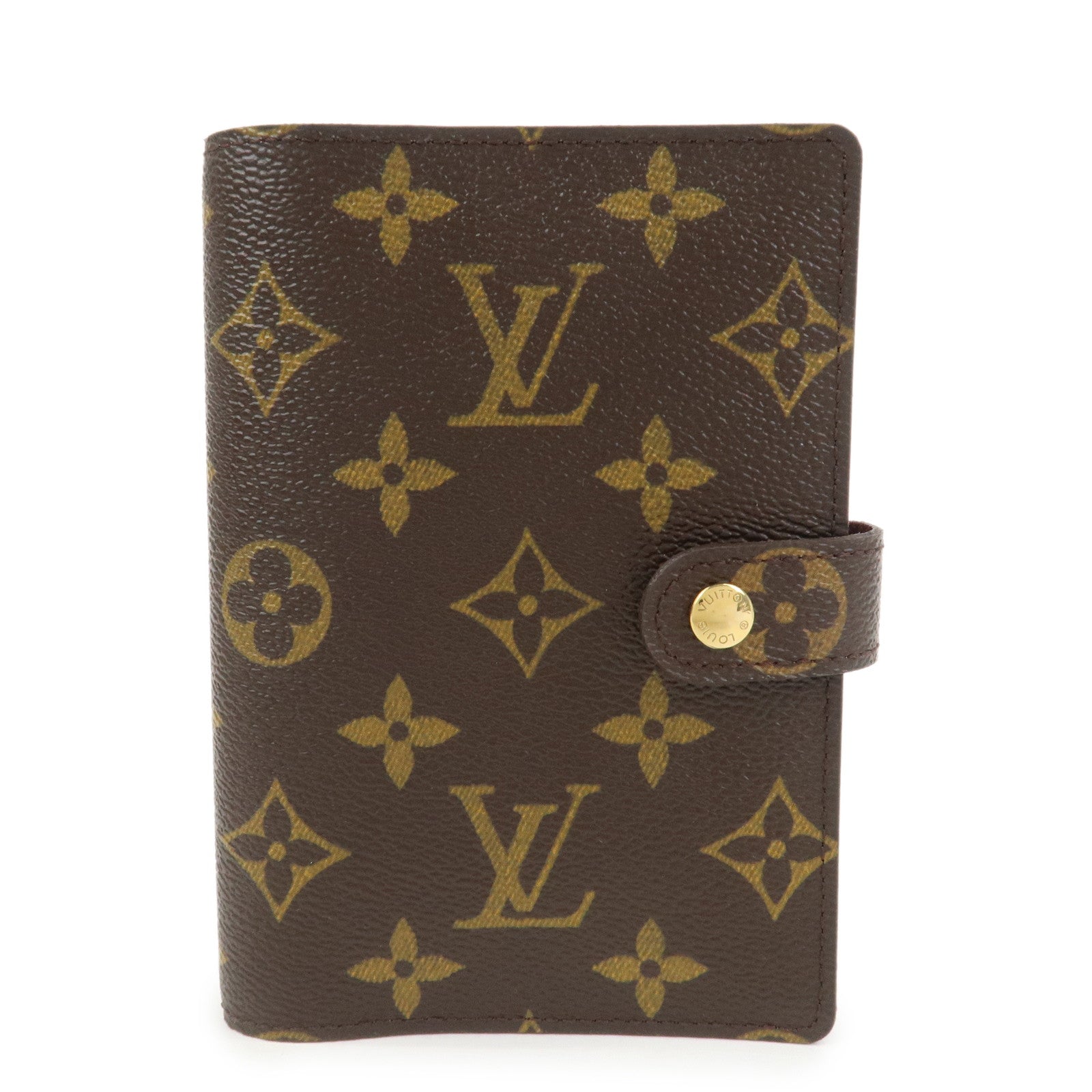 Louis Vuitton Monogram Agenda PM Planner Cover Brown R20005